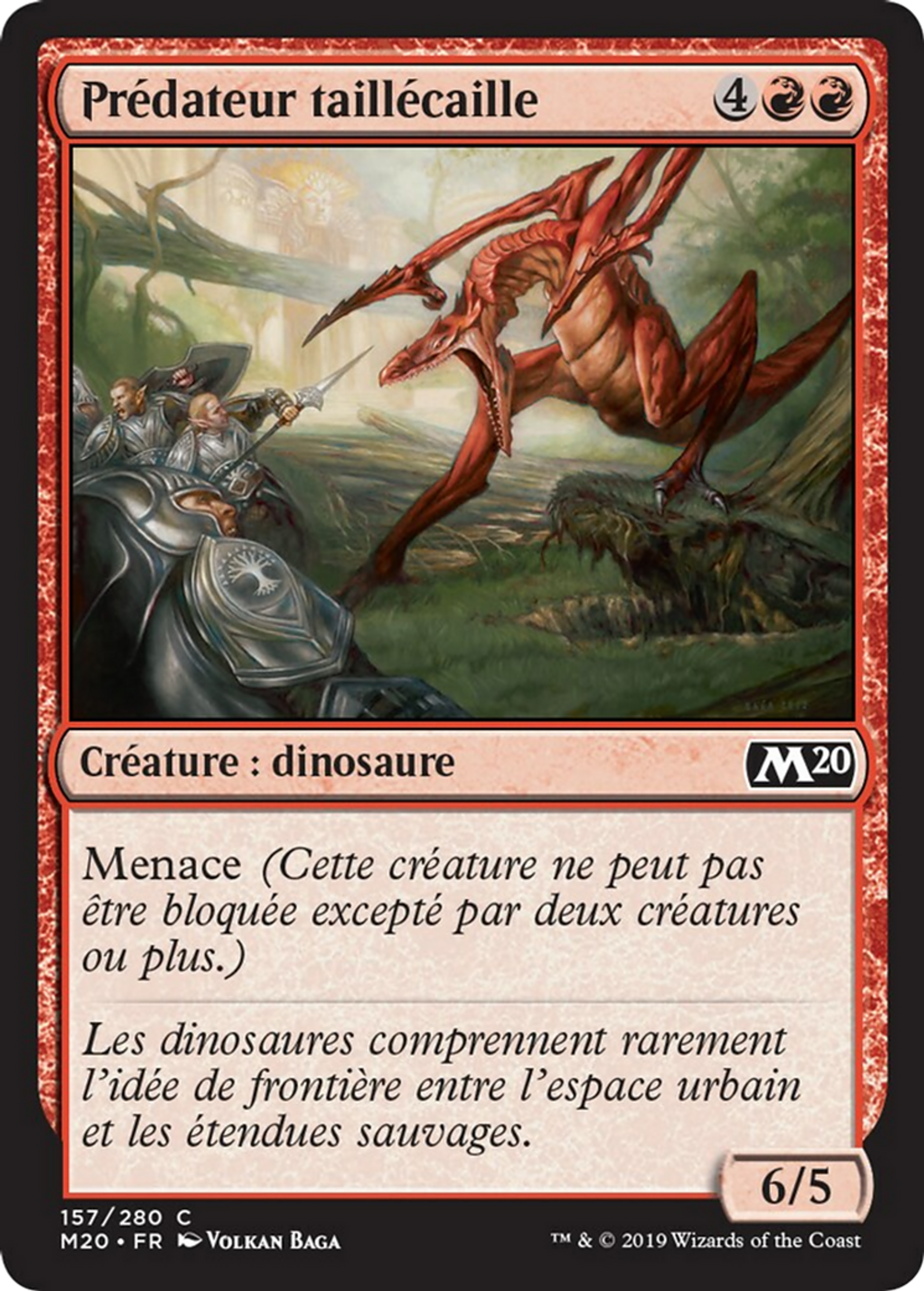 Prédateur taillécaille — Core Set 2020 — Magic: The Gathering