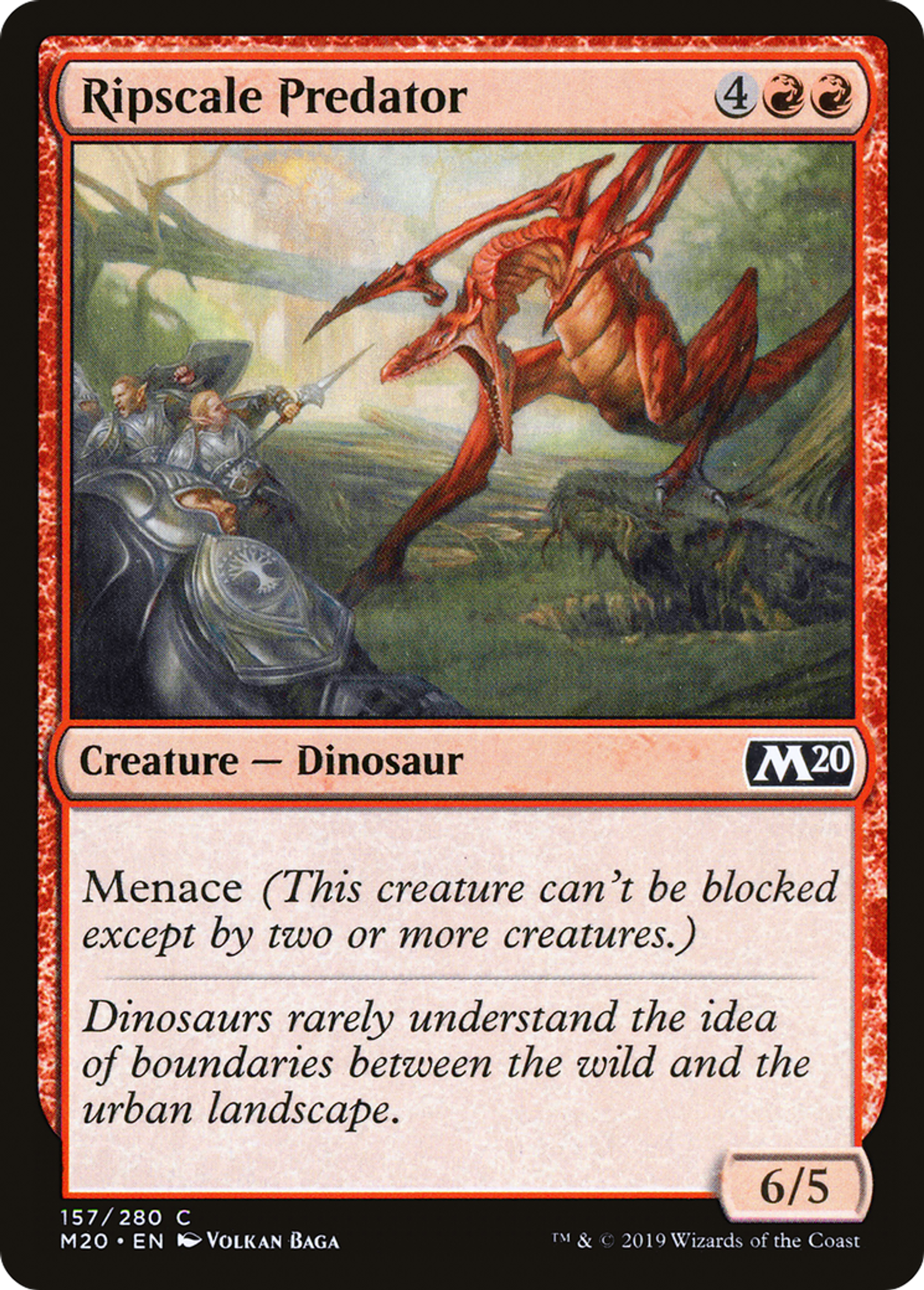 Prédateur taillécaille — Core Set 2020 — Magic: The Gathering