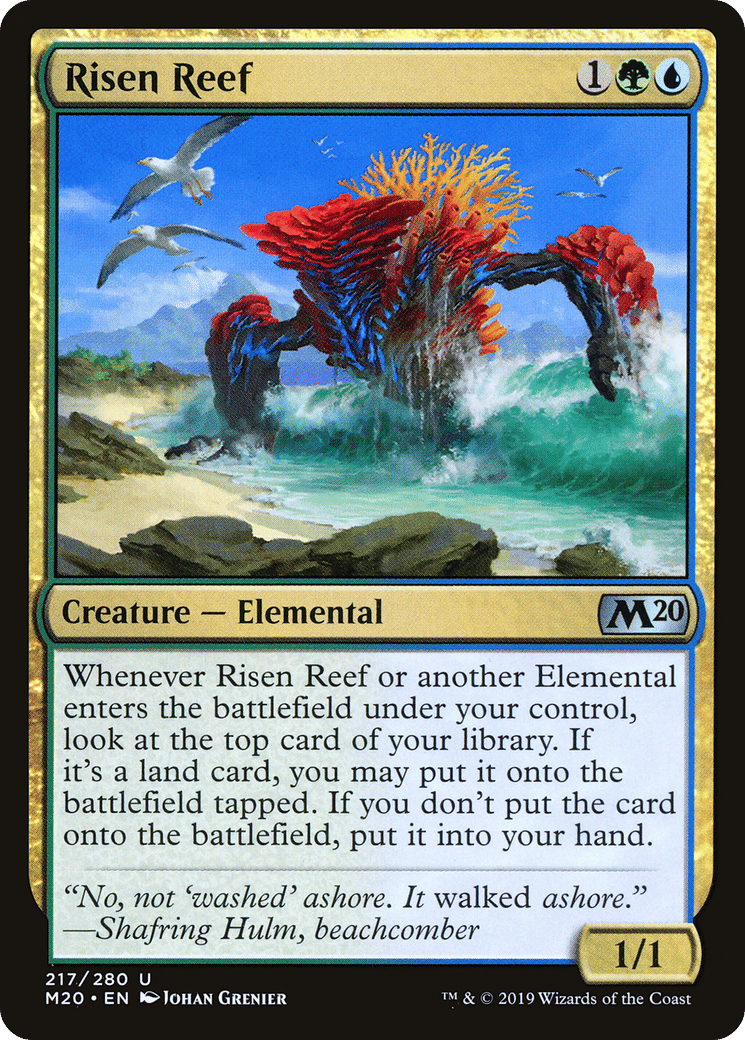 Risen Reef — Core Set 2020 — Magic: The Gathering
