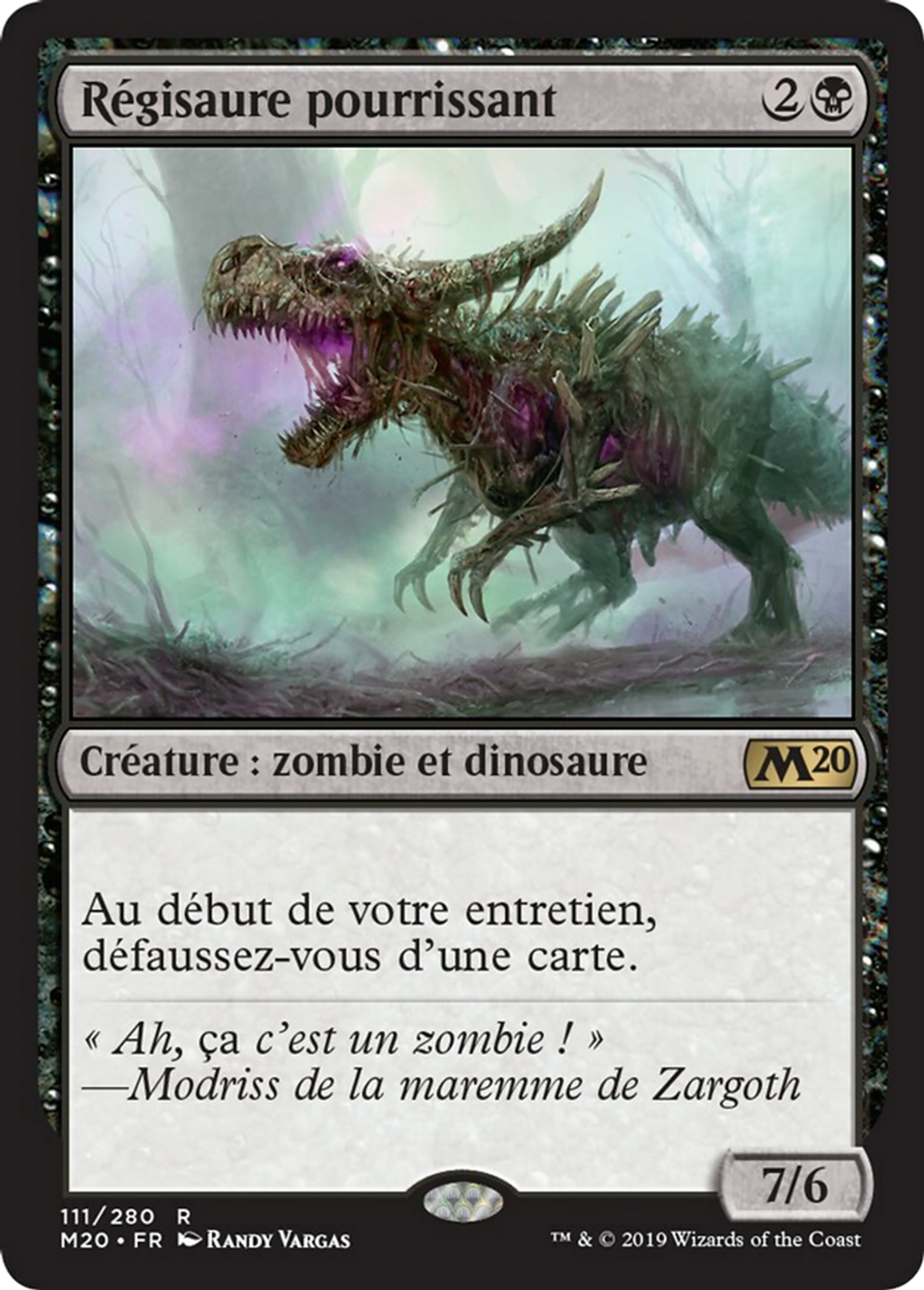 Régisaure pourrissant — Core Set 2020 — Magic: The Gathering