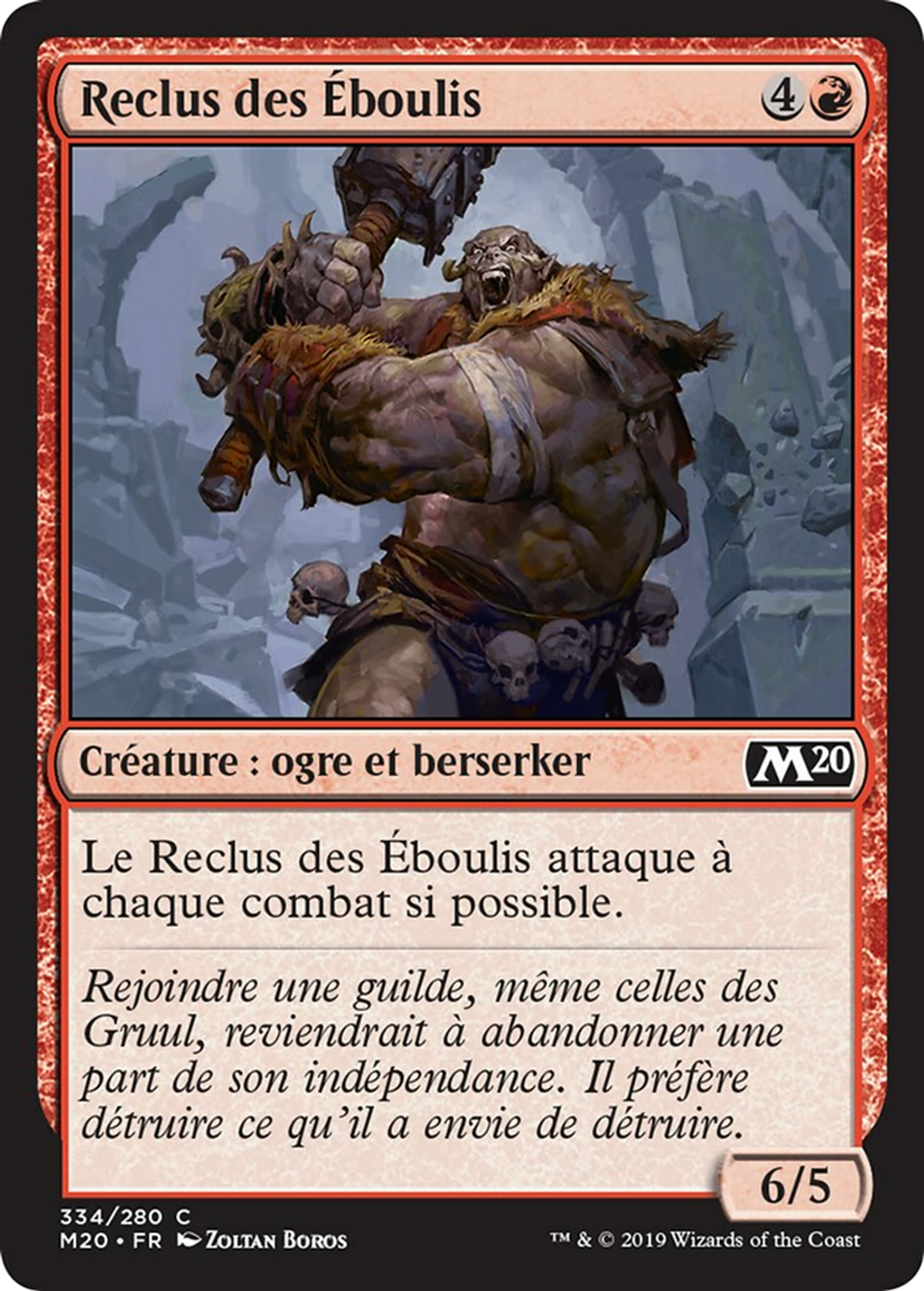 Reclus des Éboulis — Core Set 2020 — Magic: The Gathering