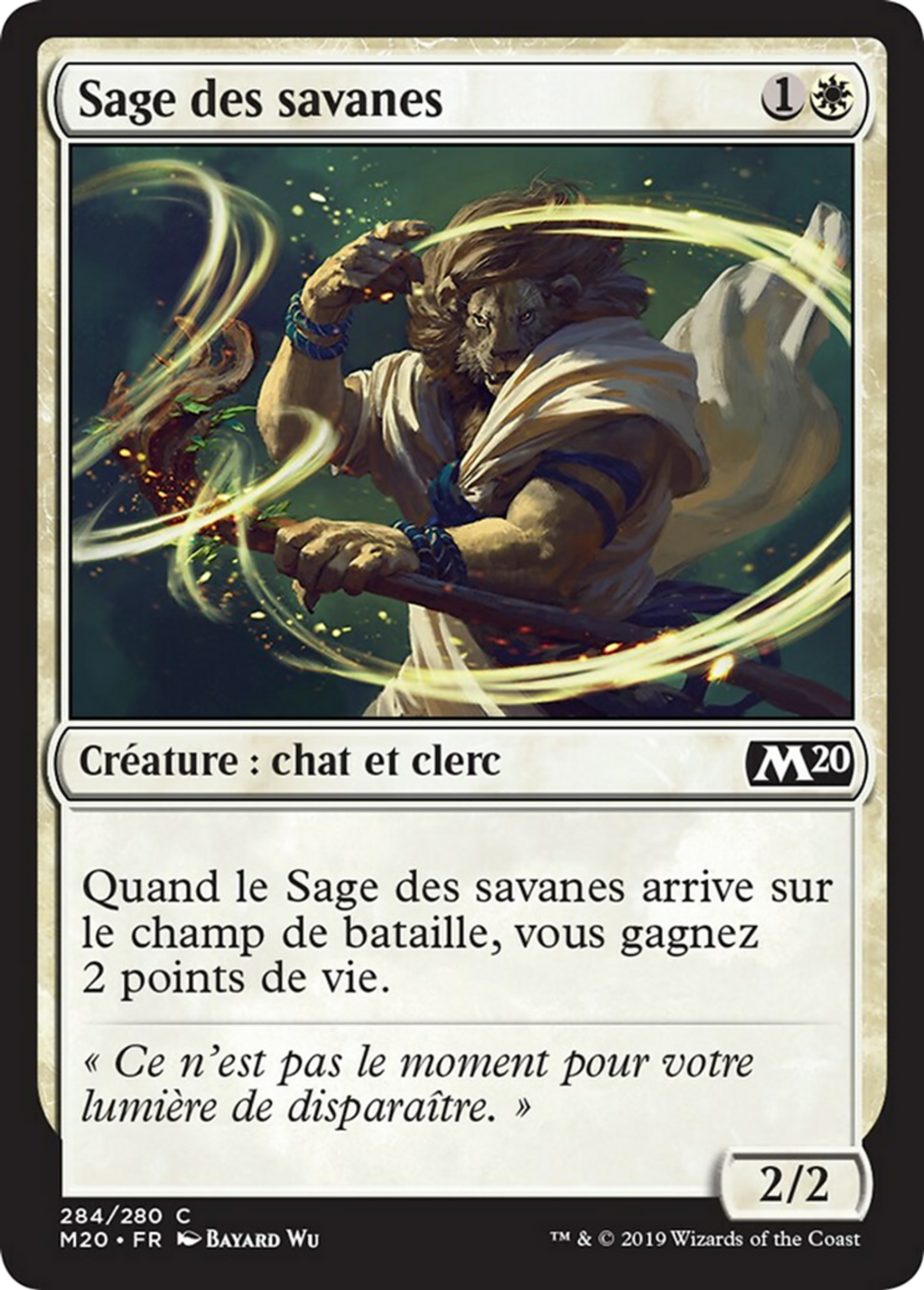 Sage des savanes — Core Set 2020 — Magic: The Gathering