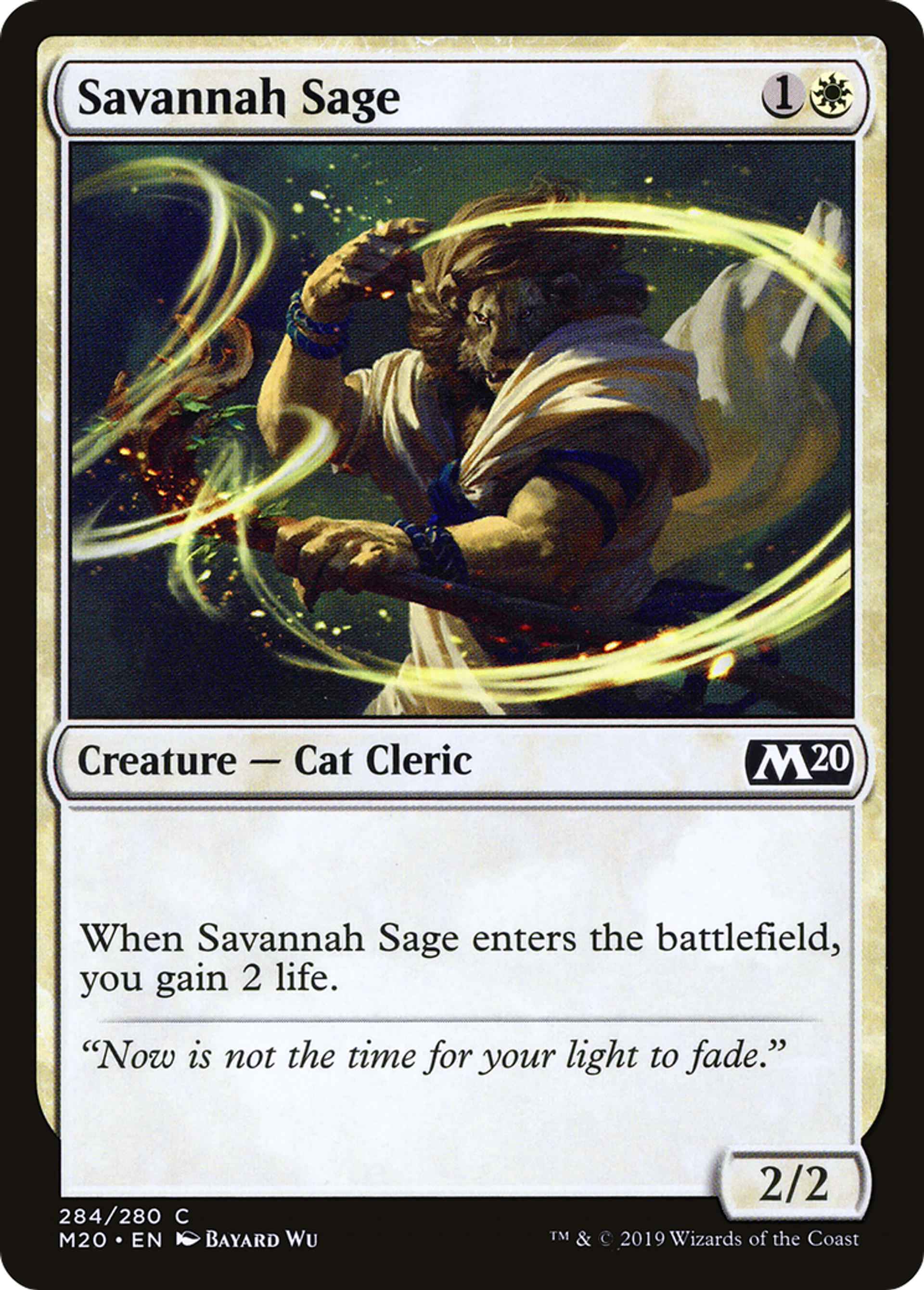 Savannah Sage — Core Set 2020 — Magic: The Gathering