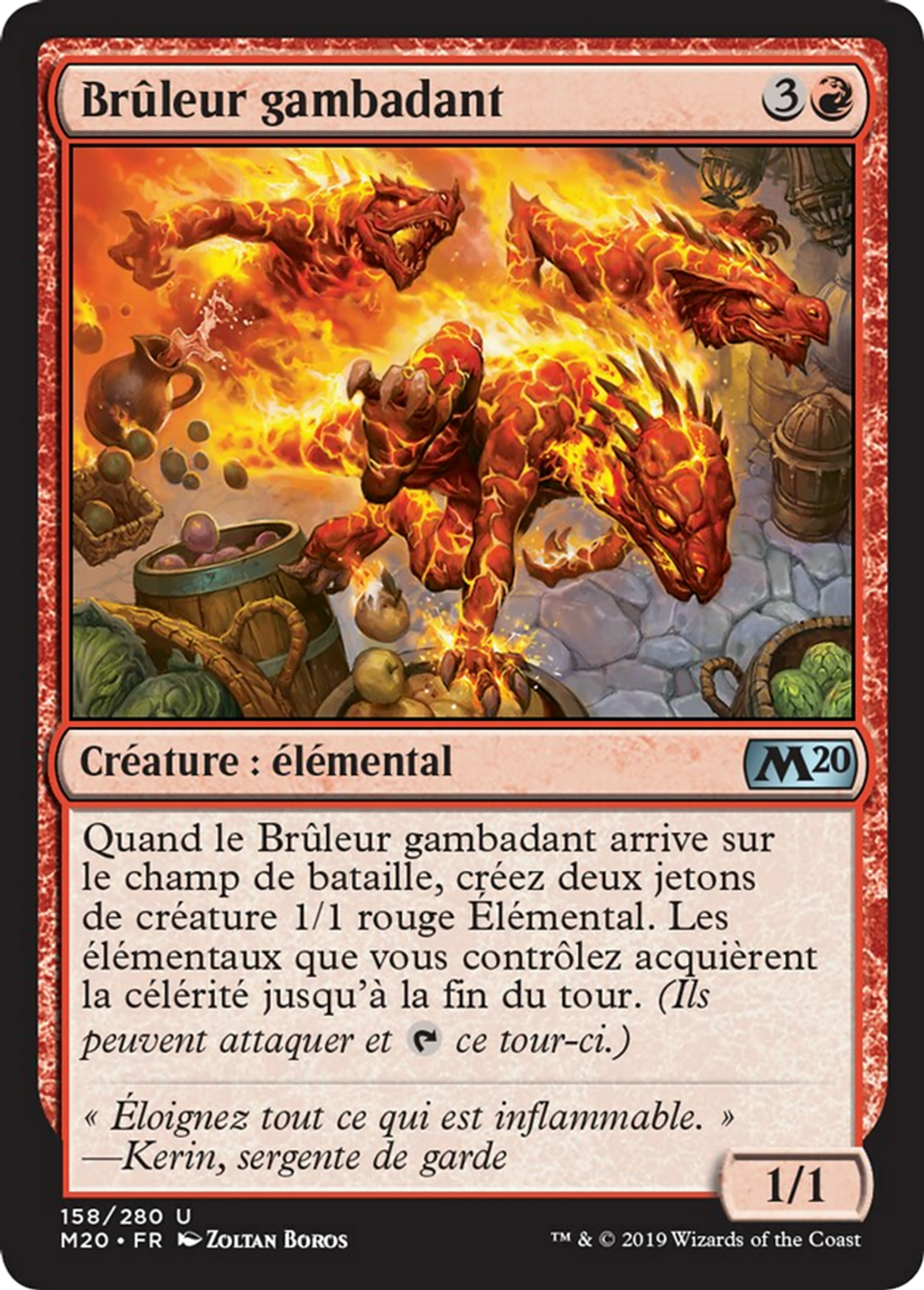 Brûleur gambadant — Core Set 2020 — Magic: The Gathering