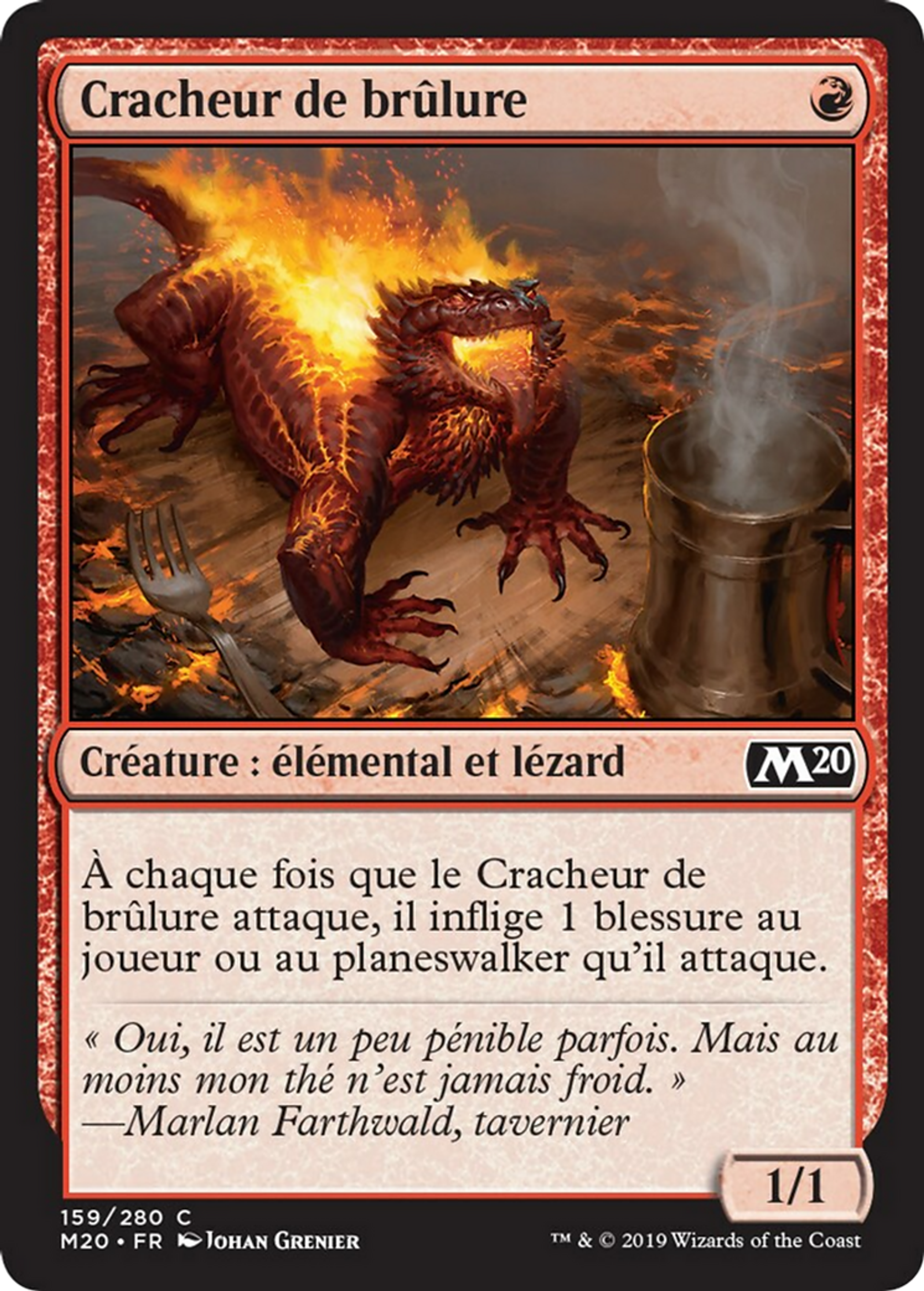 Cracheur de brûlure — Core Set 2020 — Magic: The Gathering