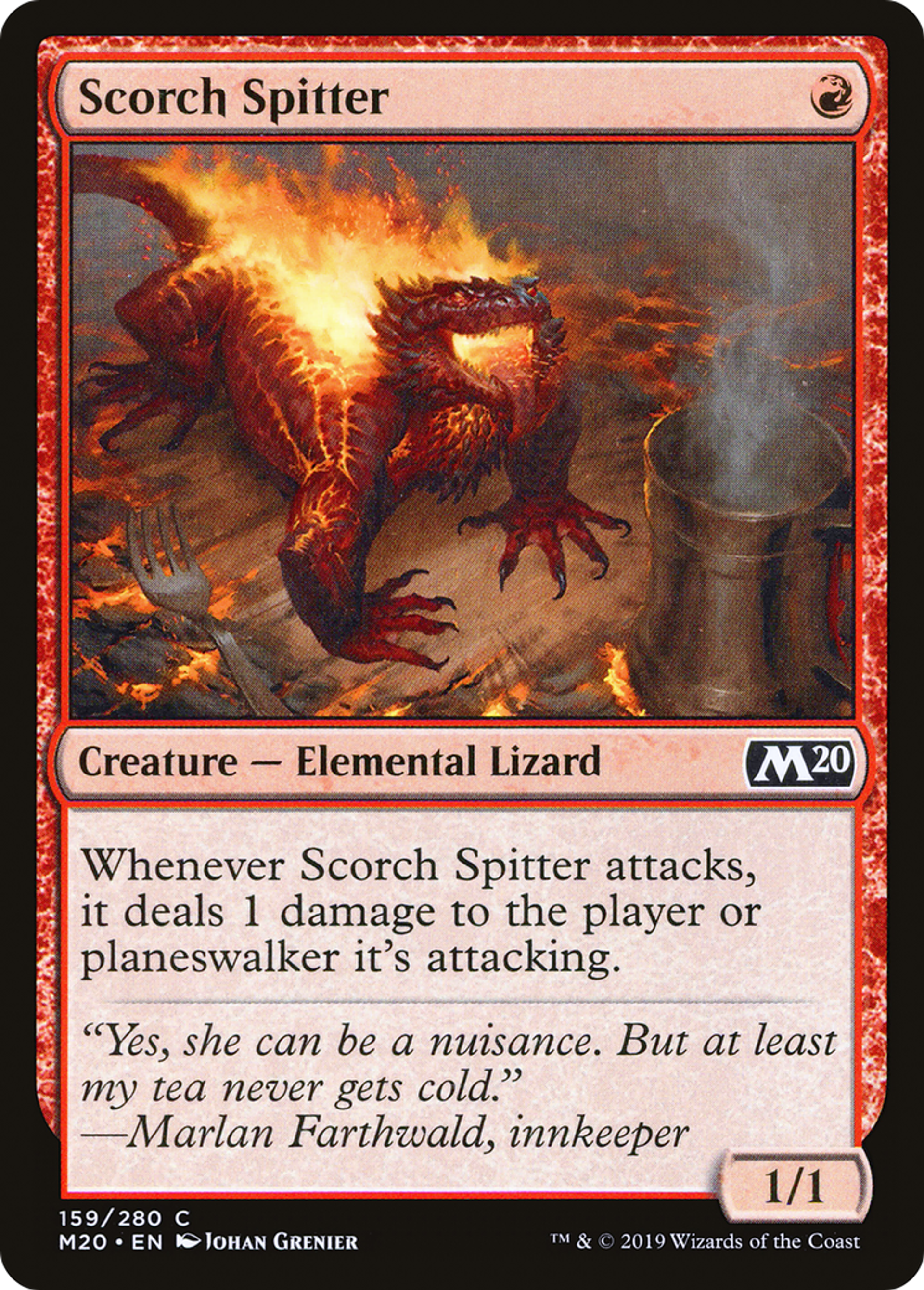 Scorch Spitter — Core Set 2020 — Magic: The Gathering