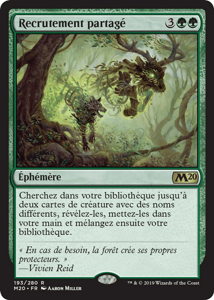 Recrutement partagé — Core Set 2020 — Magic: The Gathering