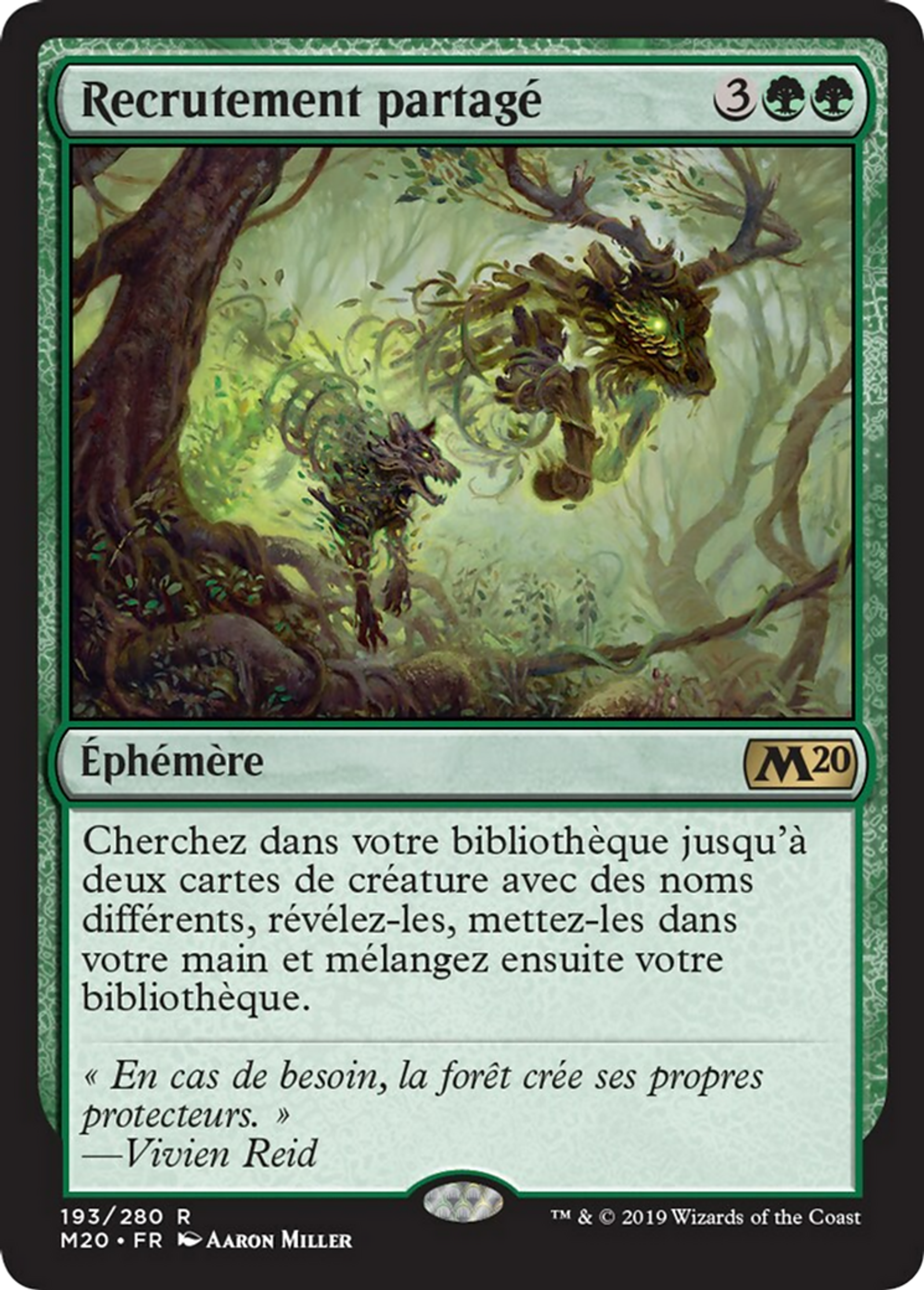 Recrutement partagé — Core Set 2020 — Magic: The Gathering