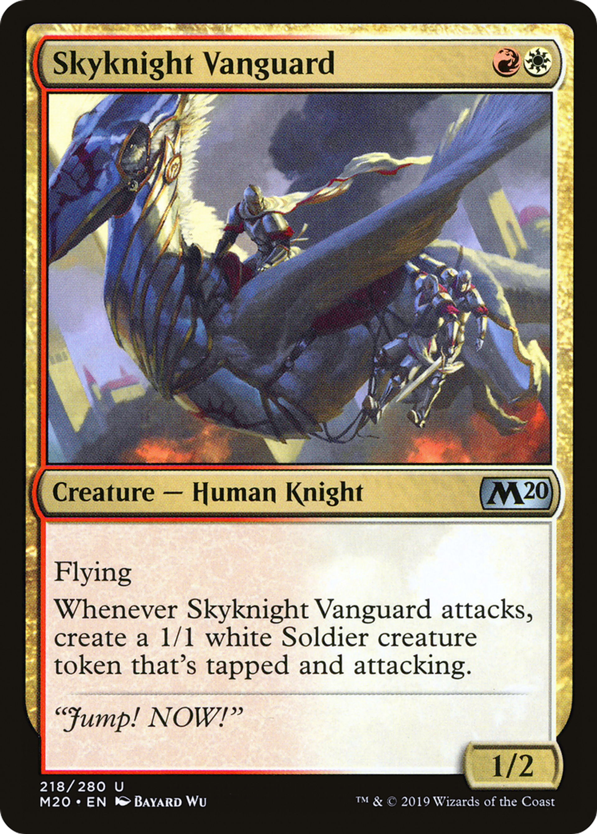 Skyknight Vanguard — Core Set 2020 — Magic: The Gathering