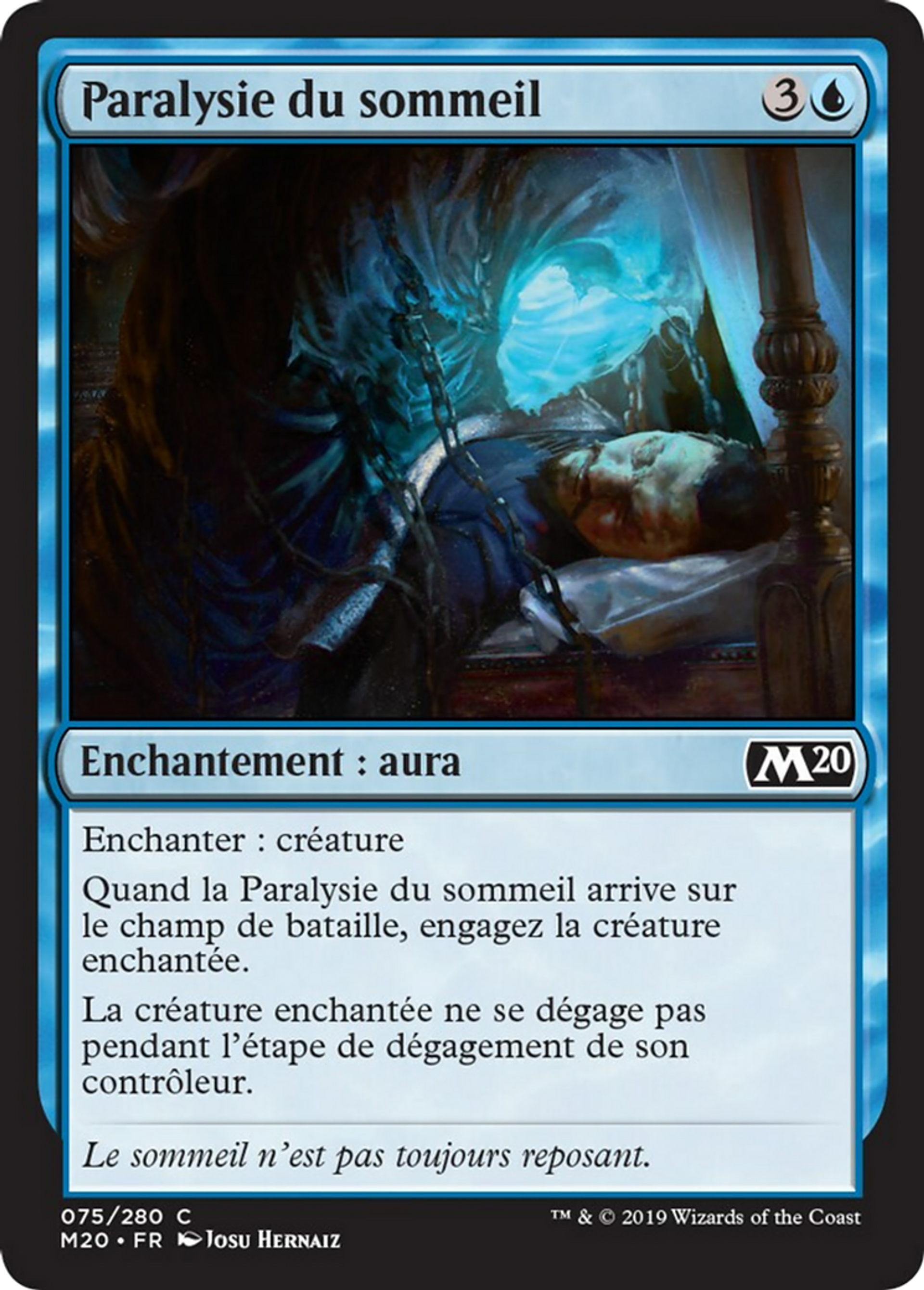 Paralysie du sommeil — Core Set 2020 — Magic: The Gathering
