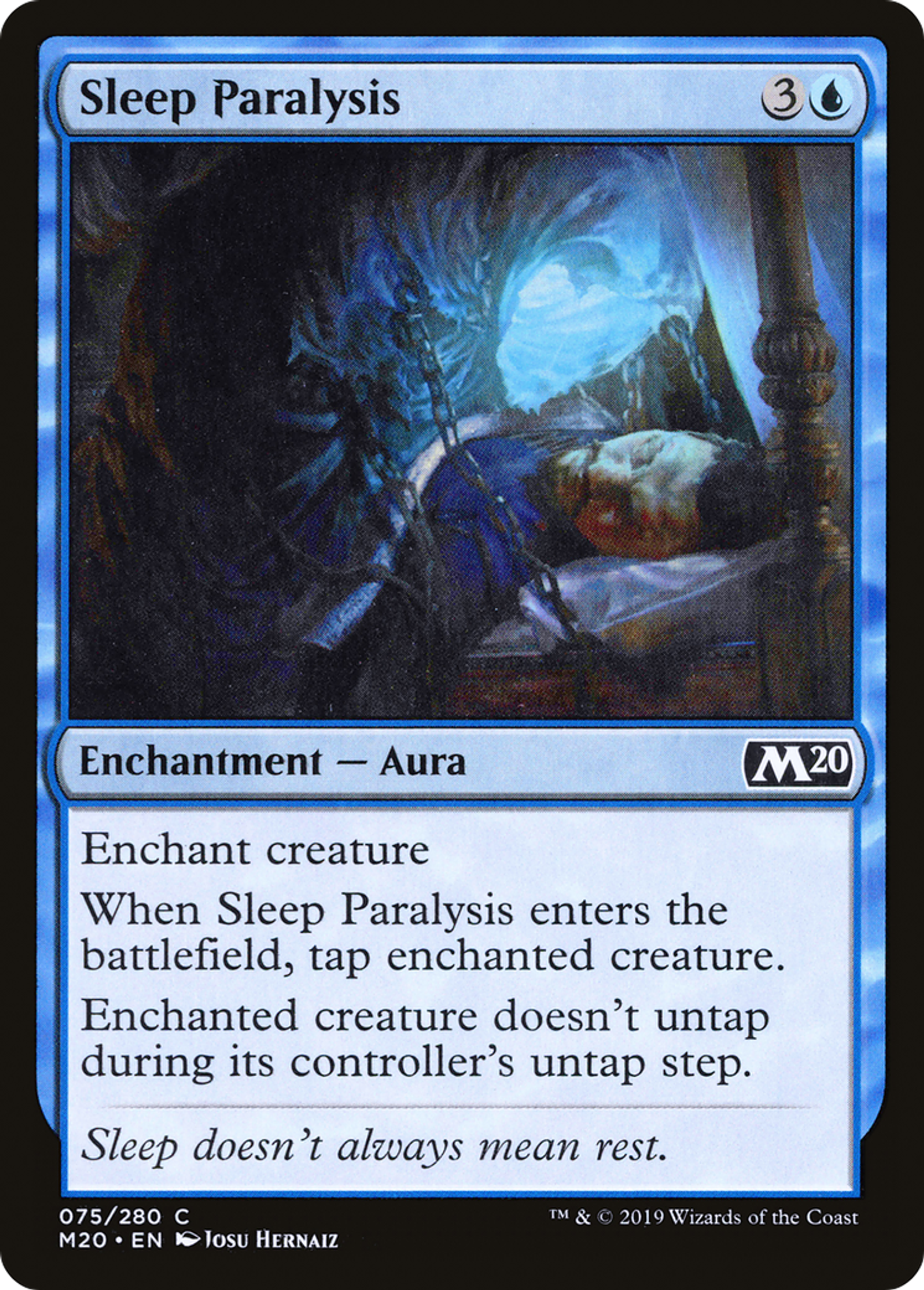 Sleep Paralysis — Core Set 2020 — Magic: The Gathering
