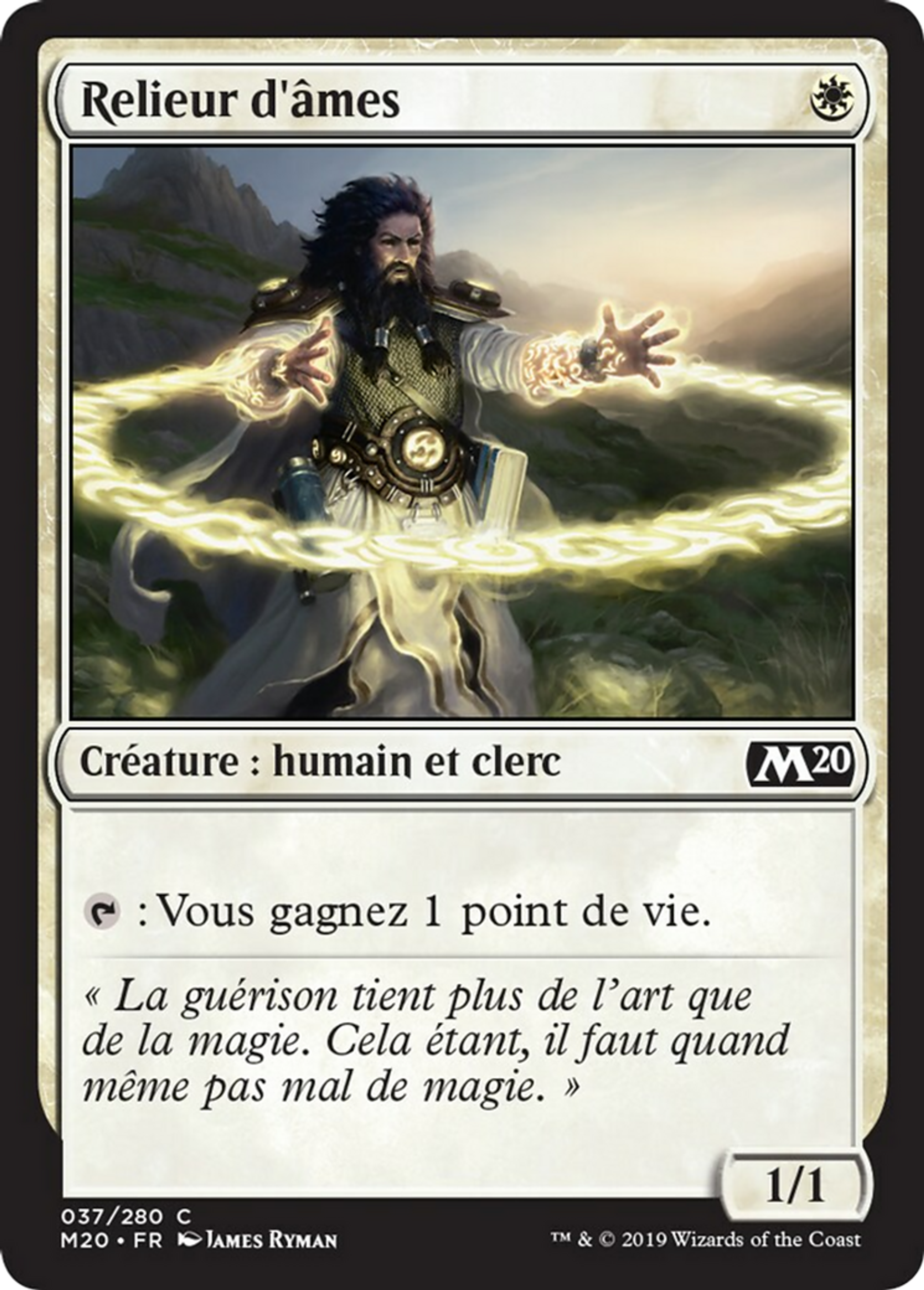 Relieur d'âmes — Core Set 2020 — Magic: The Gathering