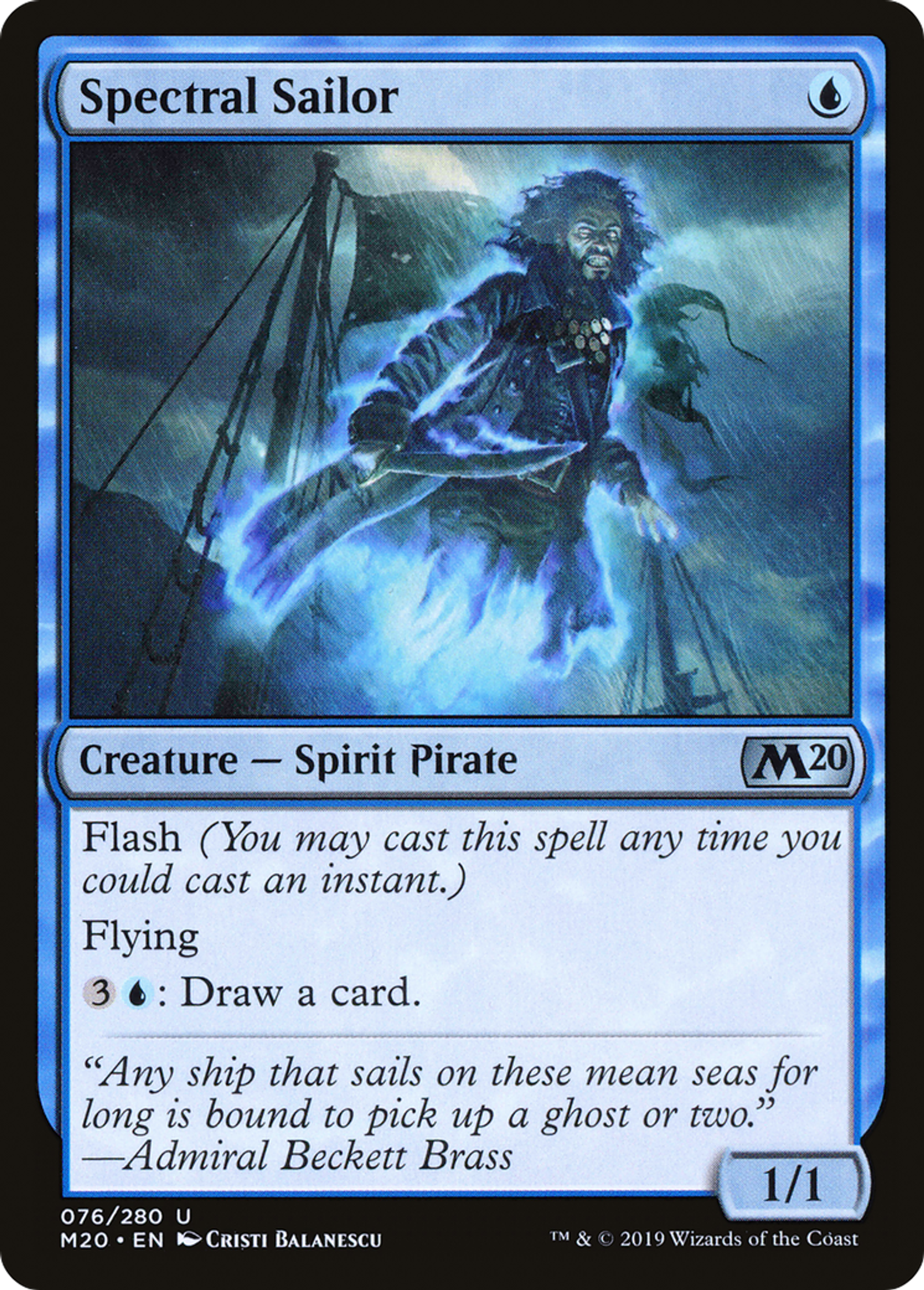 Spectral Sailor — Core Set 2020 — Magic: The Gathering