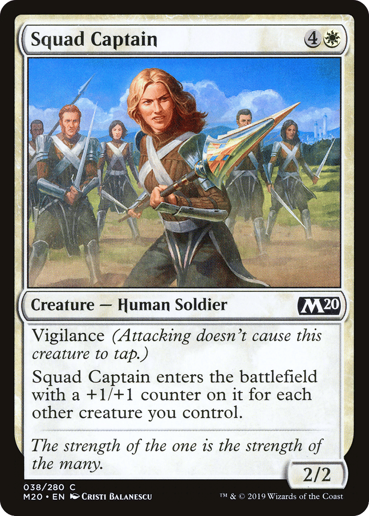 Squad Captain — Core Set 2020 — Magic: The Gathering