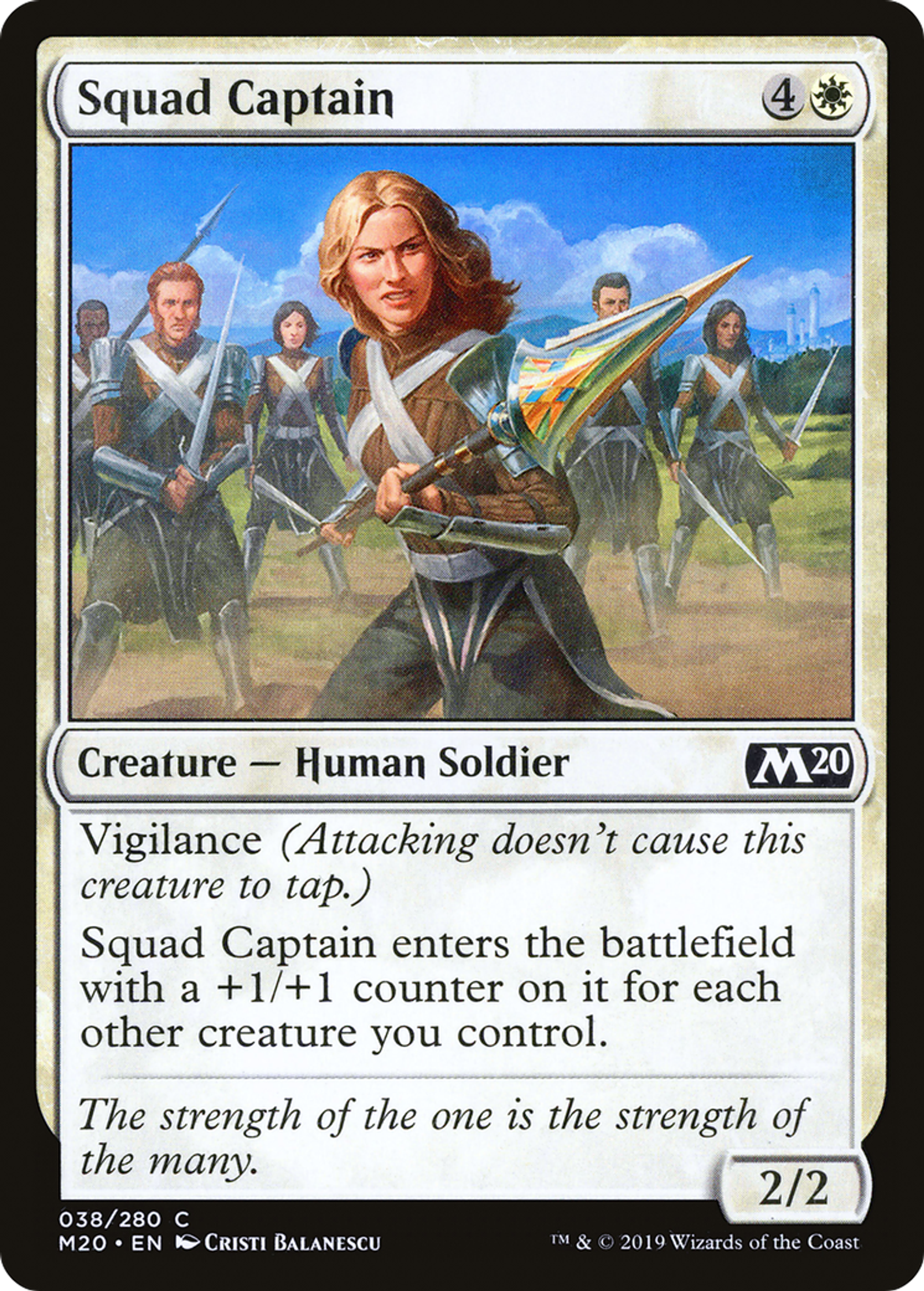 Squad Captain — Core Set 2020 — Magic: The Gathering
