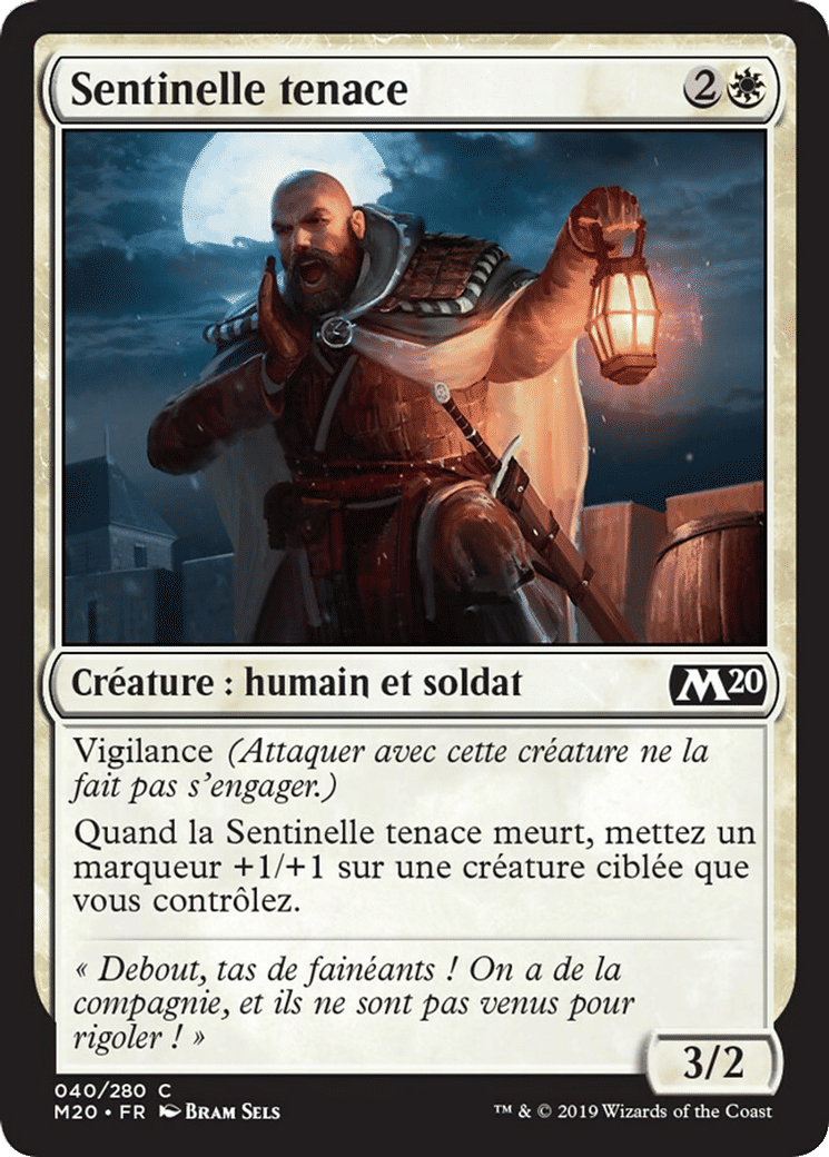 Sentinelle tenace — Core Set 2020 — Magic: The Gathering
