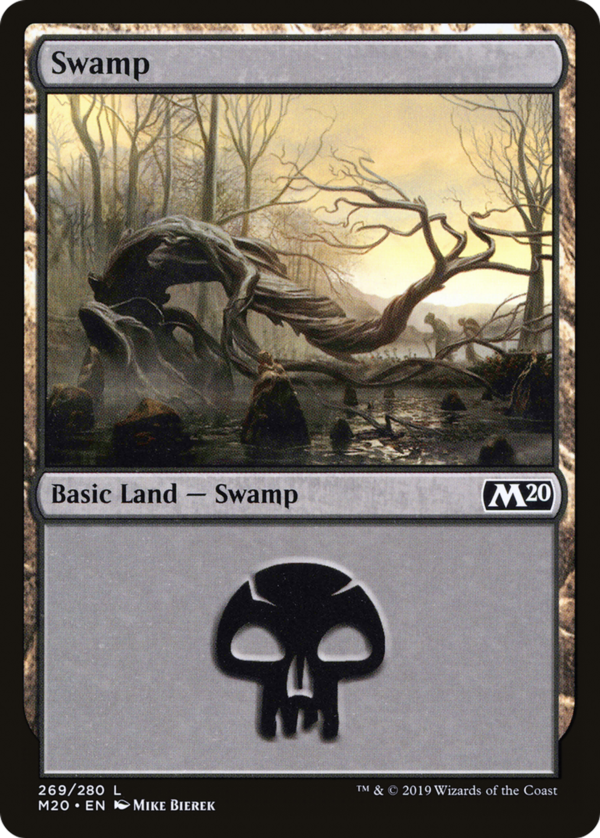 Swamp — Core Set 2020 — Magic: The Gathering