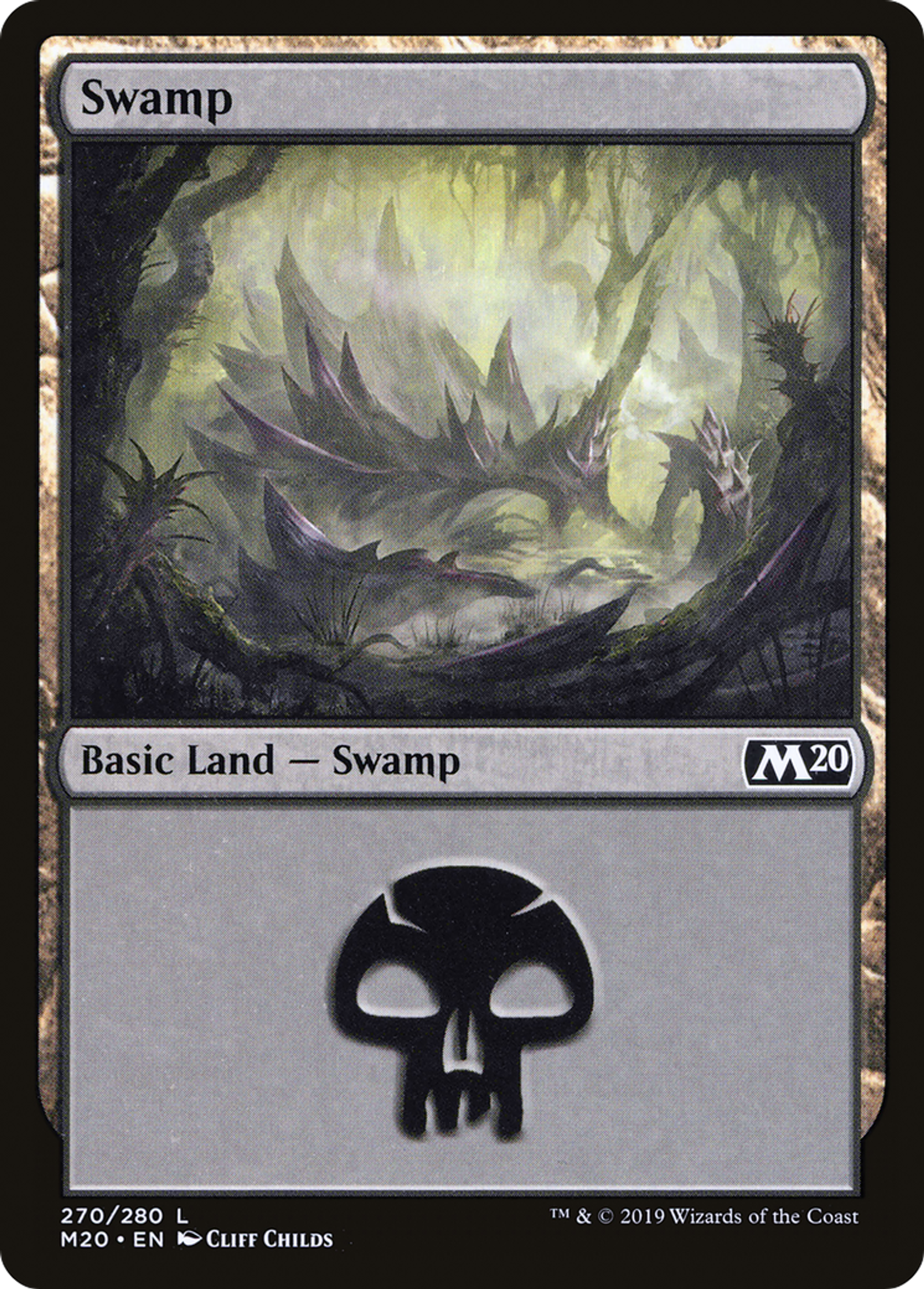 Swamp — Core Set 2020 — Magic: The Gathering