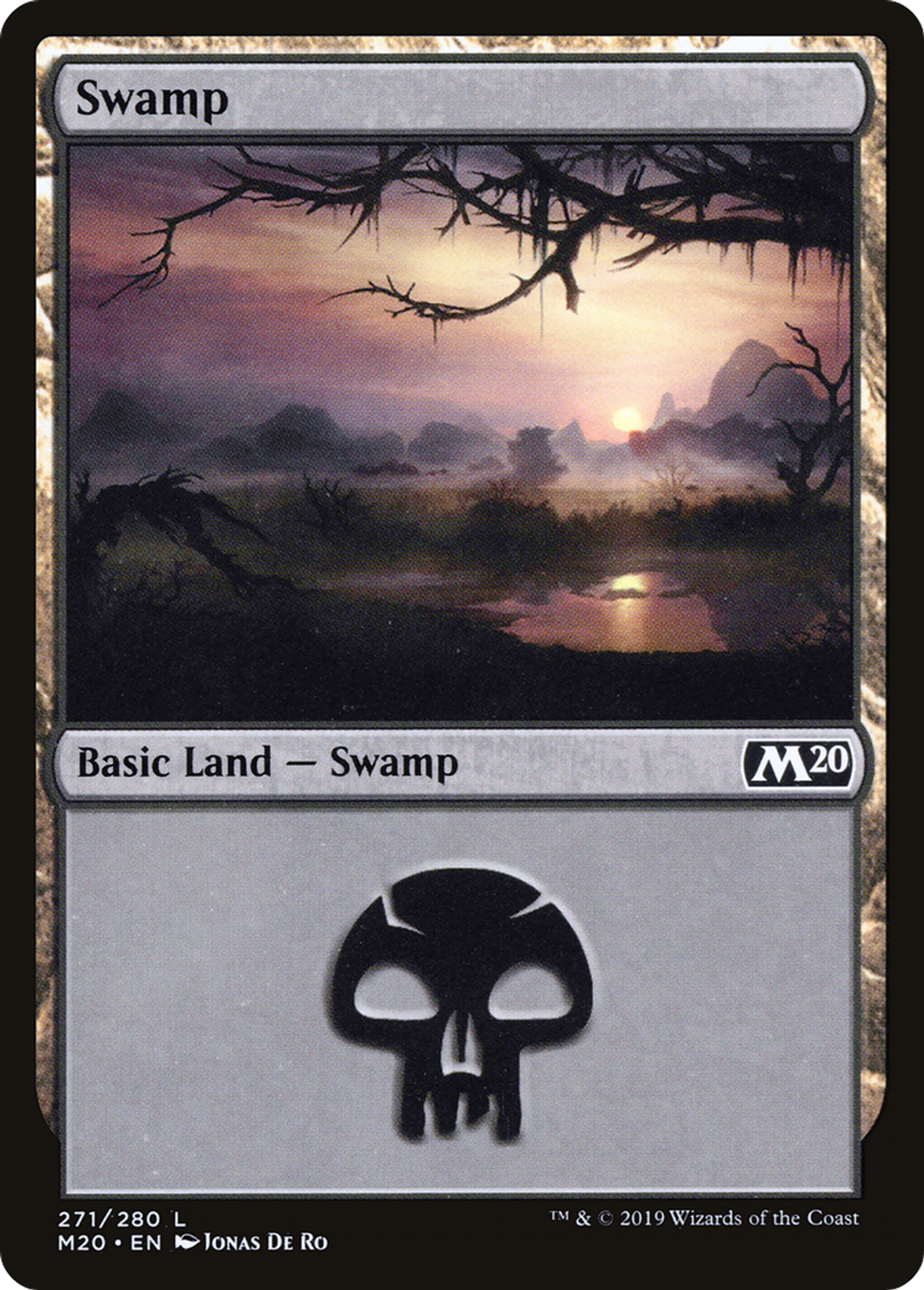 Swamp — Core Set 2020 — Magic: The Gathering