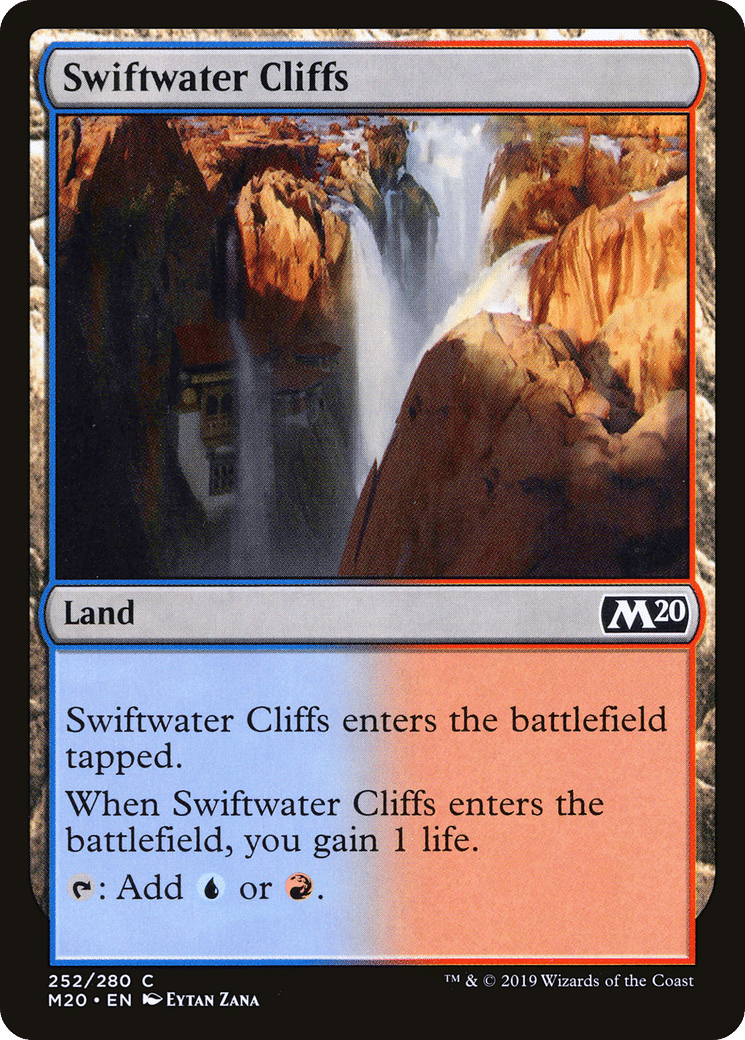 Swiftwater Cliffs — Core Set 2020 — Magic: The Gathering