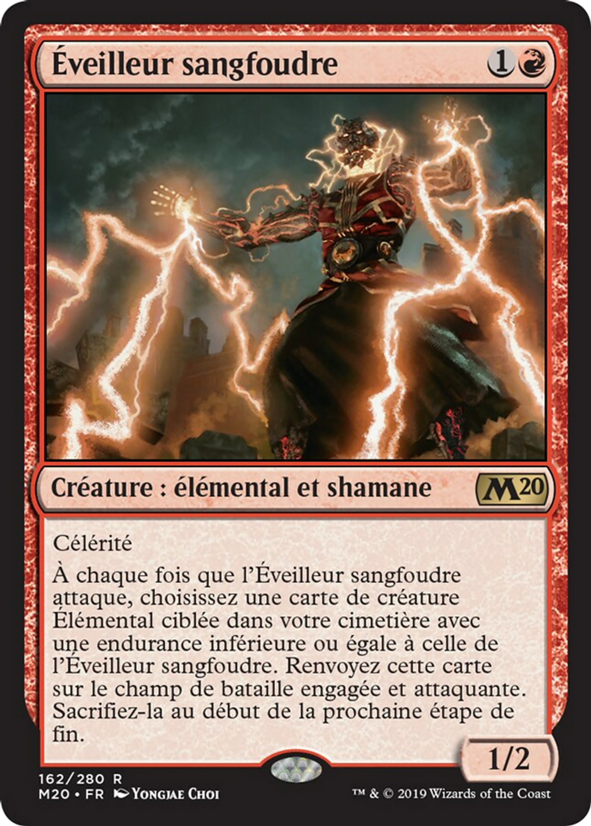 Éveilleur sangfoudre — Core Set 2020 — Magic: The Gathering