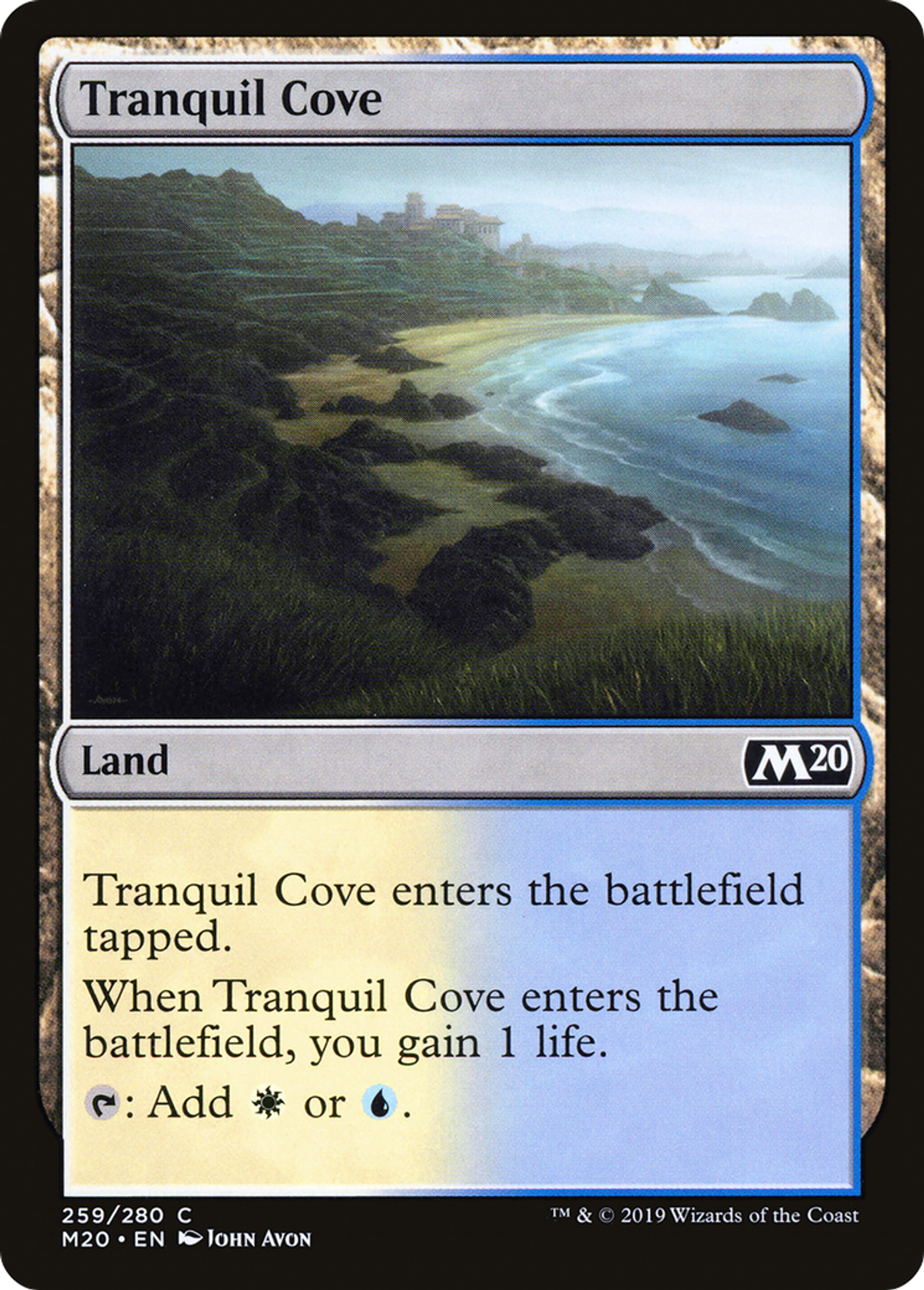 Tranquil Cove — Core Set 2020 — Magic: The Gathering