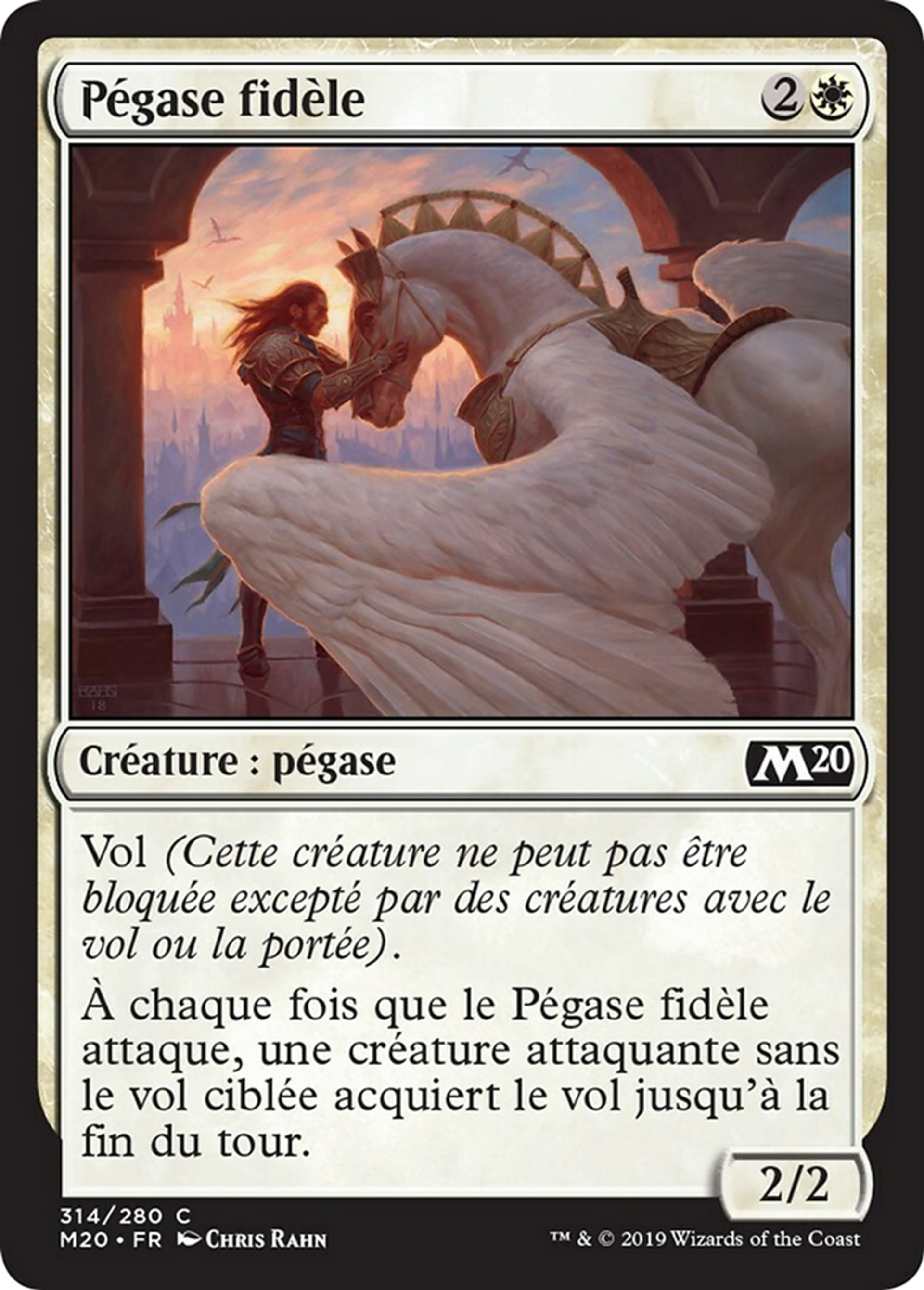Pégase fidèle — Core Set 2020 — Magic: The Gathering