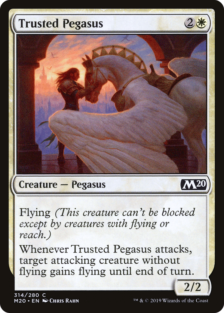 Trusted Pegasus — Core Set 2020 — Magic: The Gathering