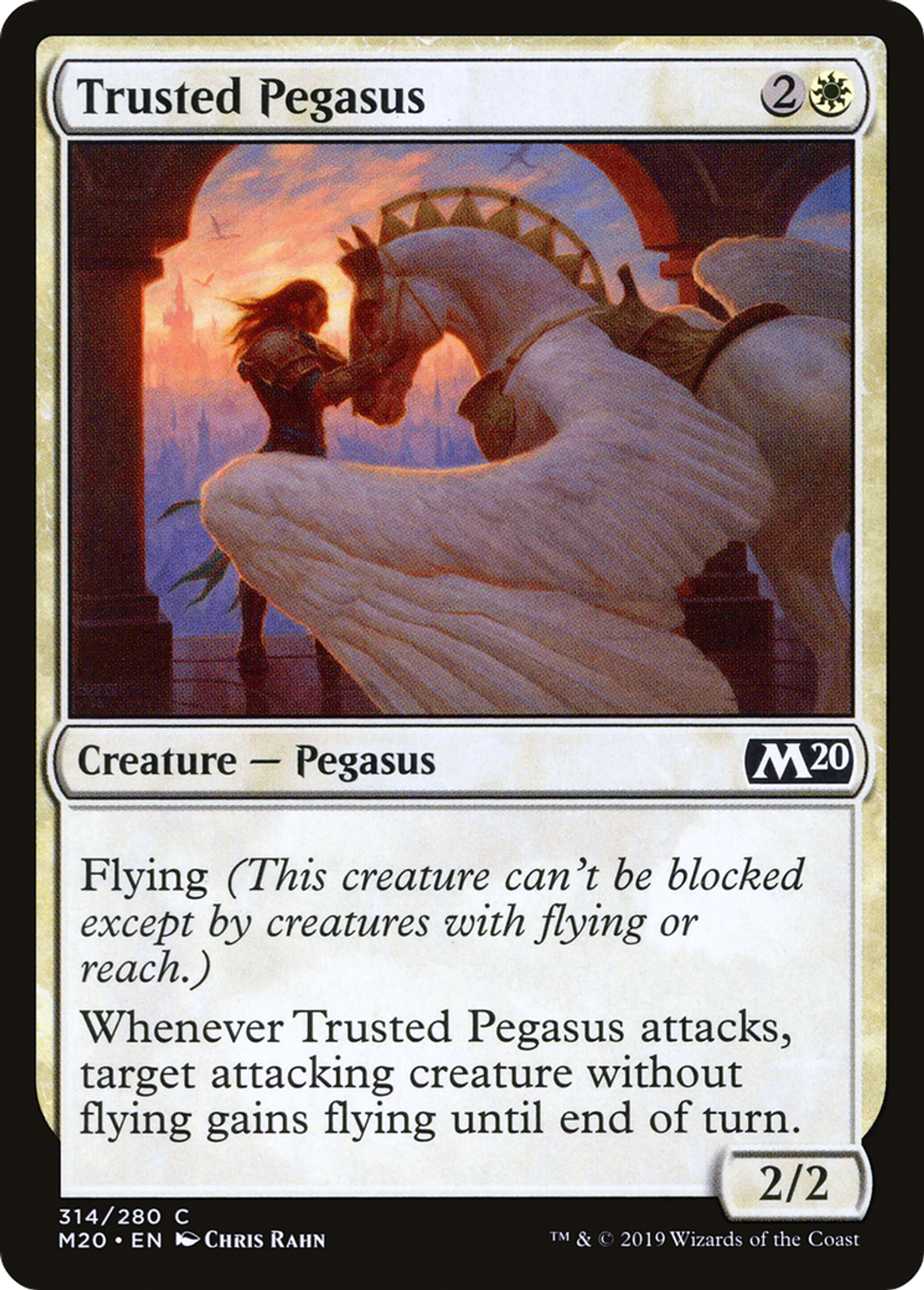 Pégase fidèle — Core Set 2020 — Magic: The Gathering