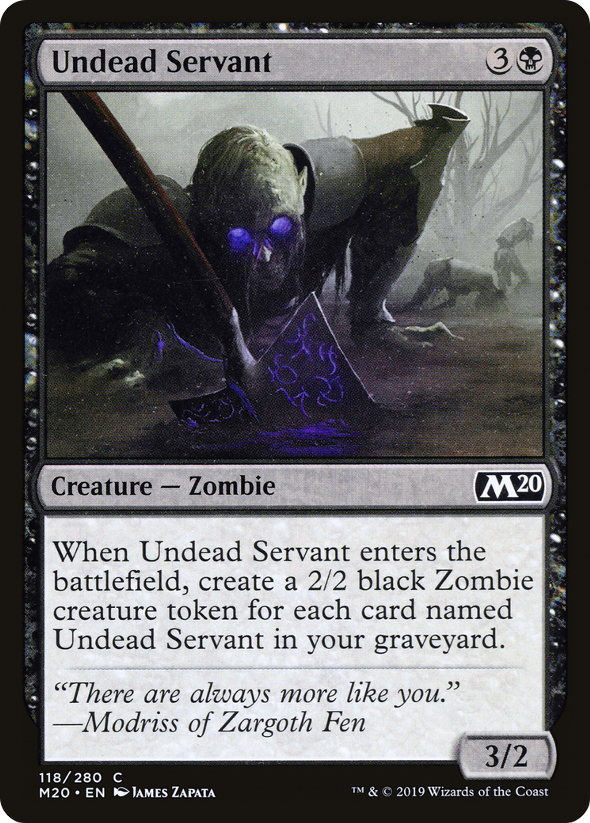 Undead Servant — Core Set 2020 — Magic: The Gathering