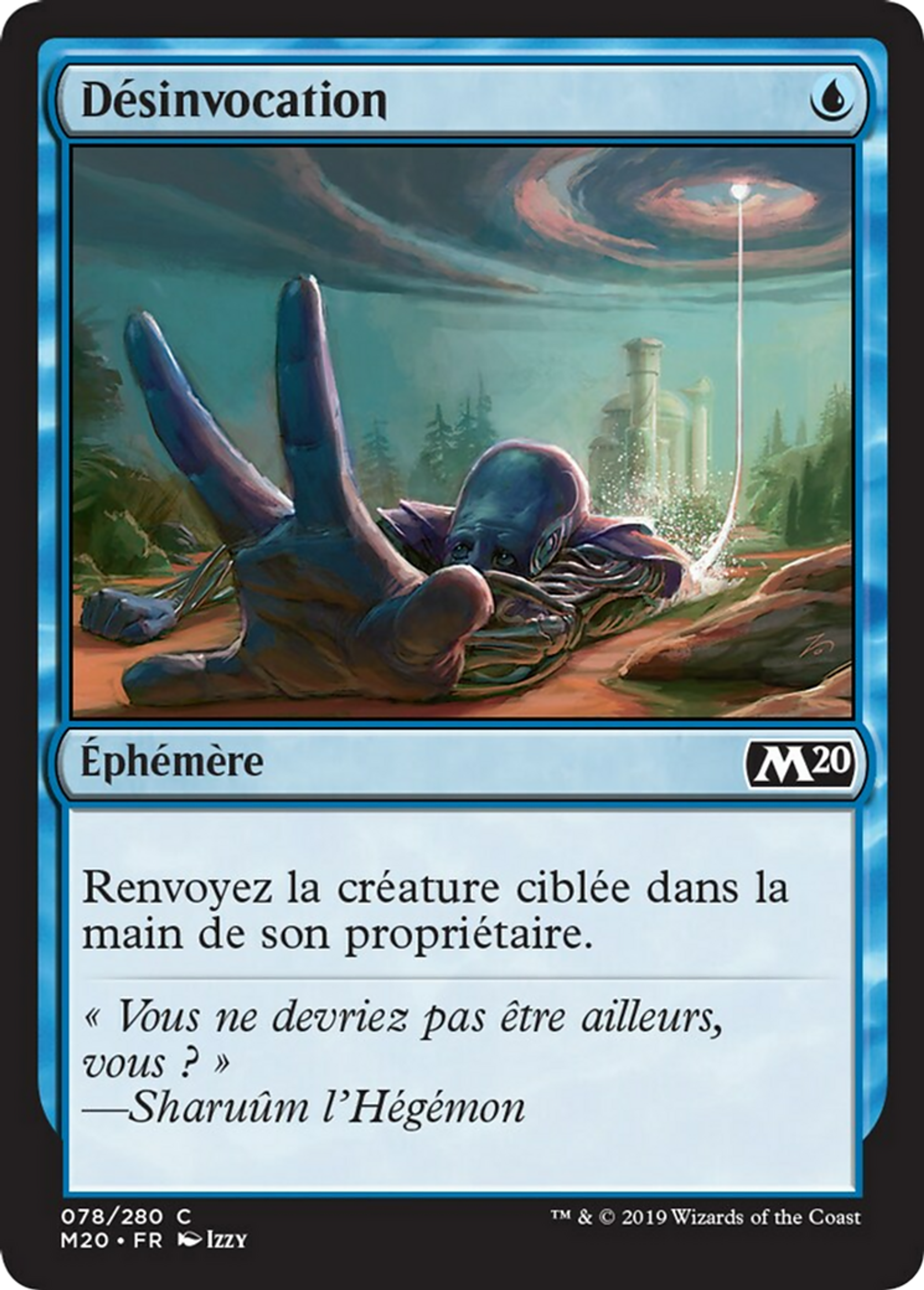 Désinvocation — Core Set 2020 — Magic: The Gathering