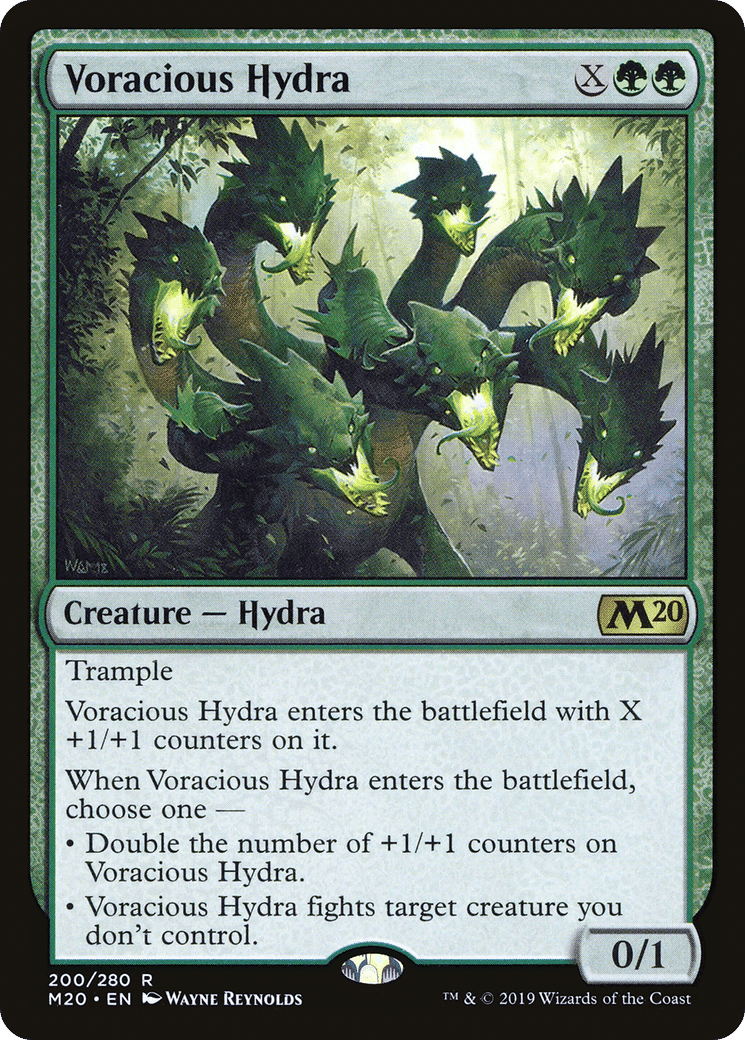 Voracious Hydra — Core Set 2020 — Magic: The Gathering