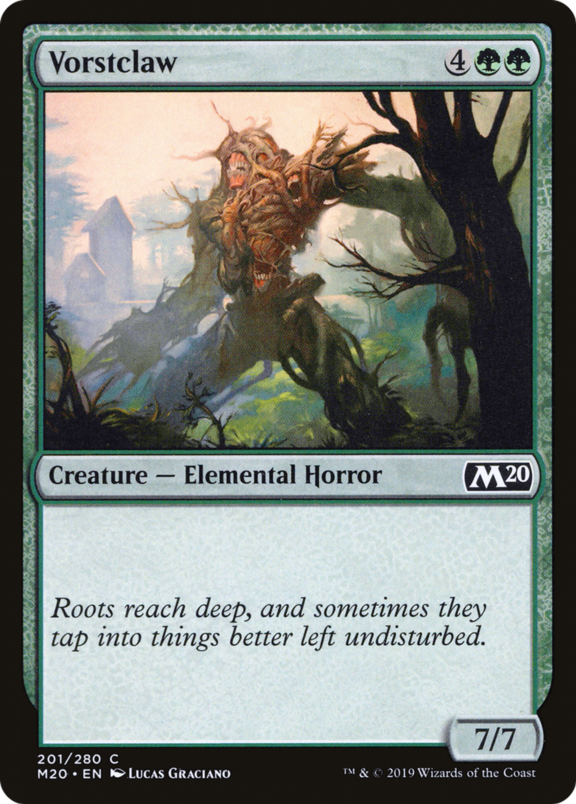 Vorstclaw — Core Set 2020 — Magic: The Gathering
