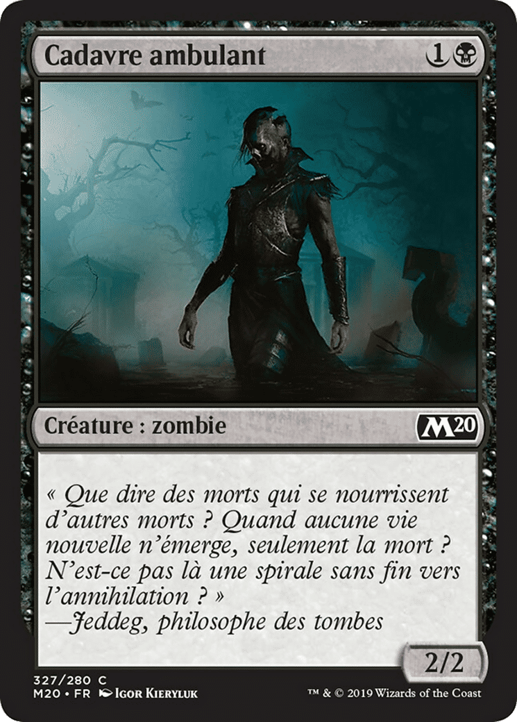 Cadavre ambulant — Core Set 2020 — Magic: The Gathering