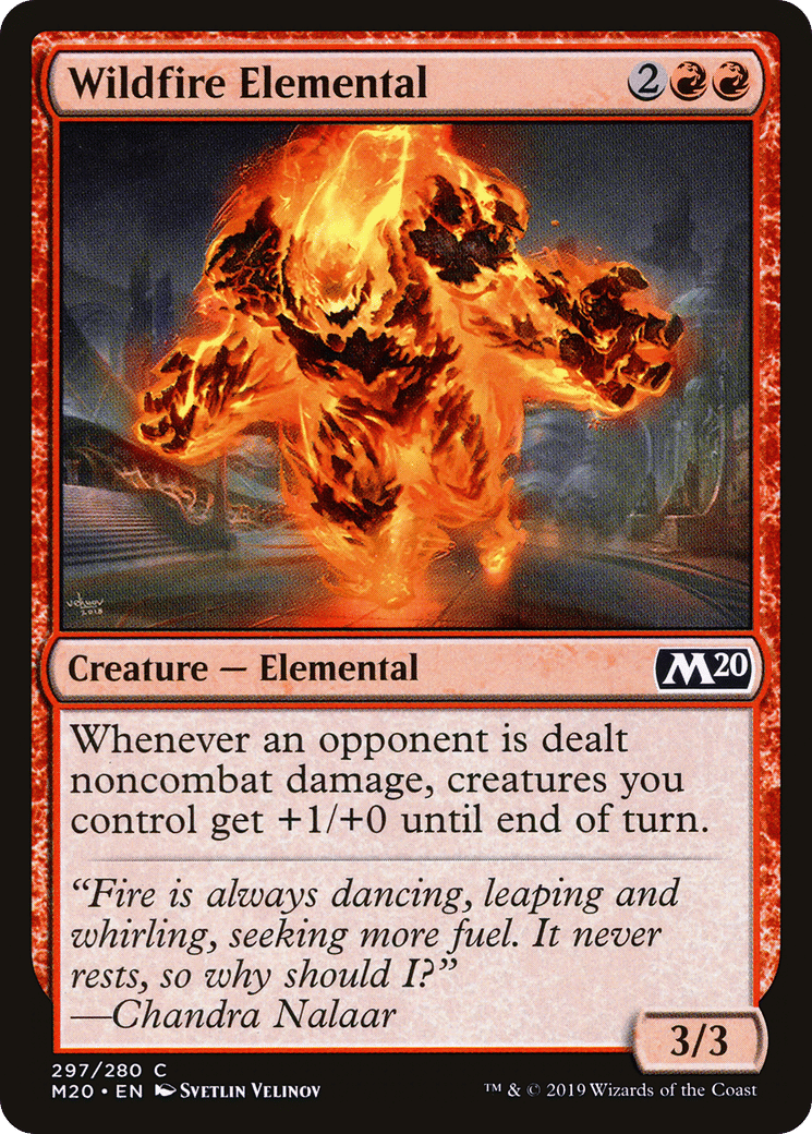 Wildfire Elemental — Core Set 2020 — Magic: The Gathering