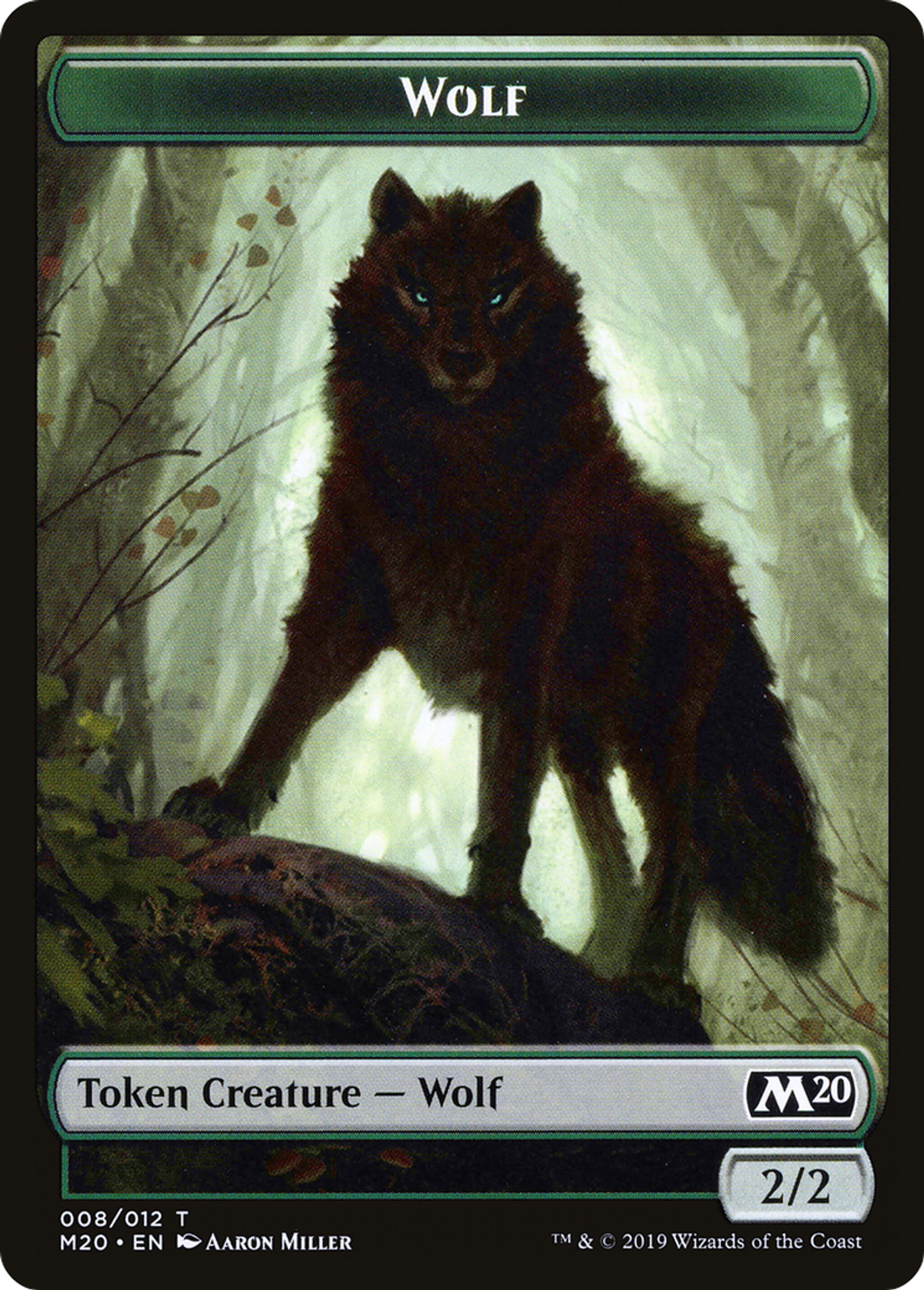 Wolf — Core Set 2020 — Magic: The Gathering