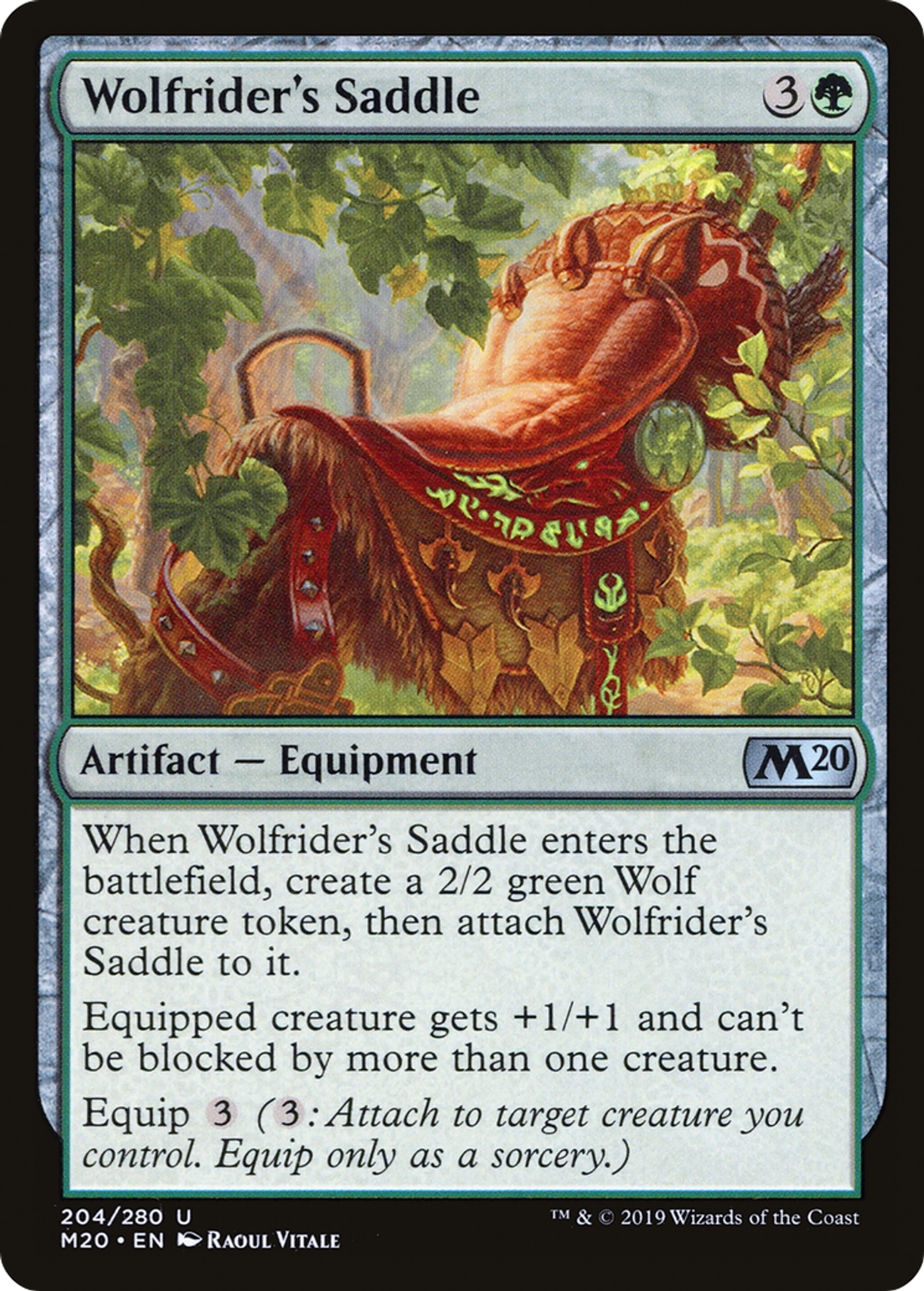 Wolfrider's Saddle — Core Set 2020 — Magic: The Gathering