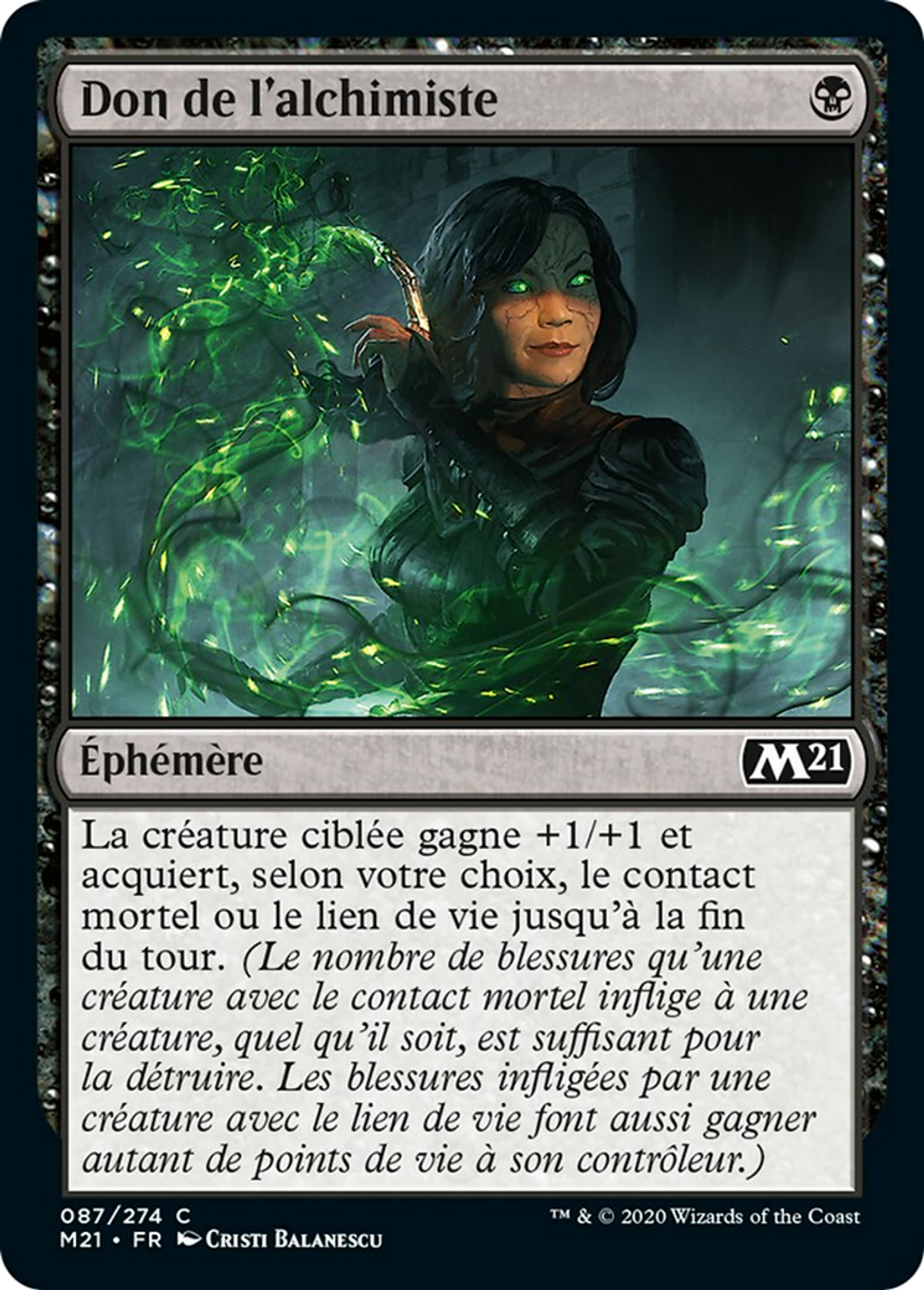 Don de l'alchimiste — Core Set 2021 — Magic: The Gathering