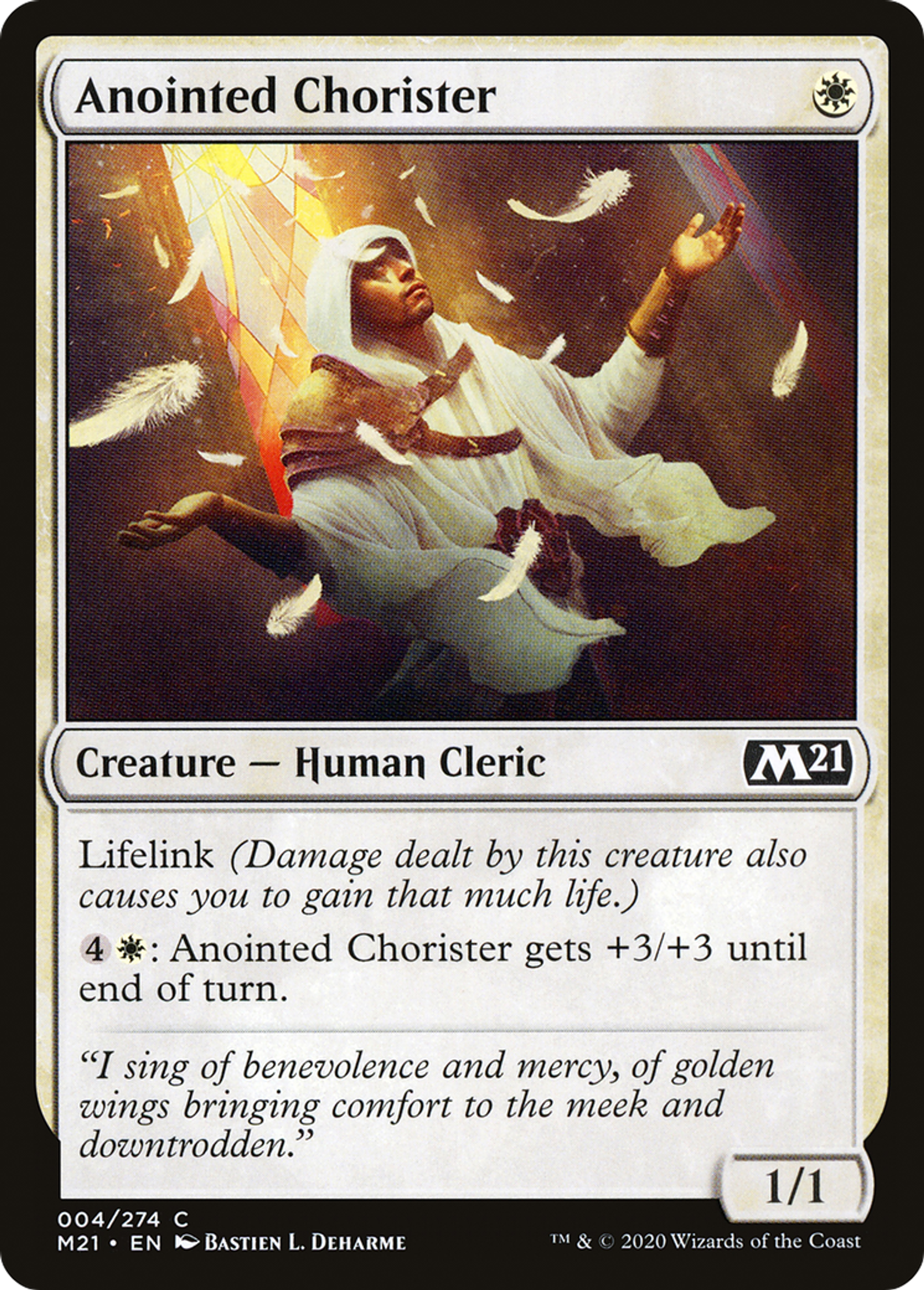 Anointed Chorister — Core Set 2021 — Magic: The Gathering