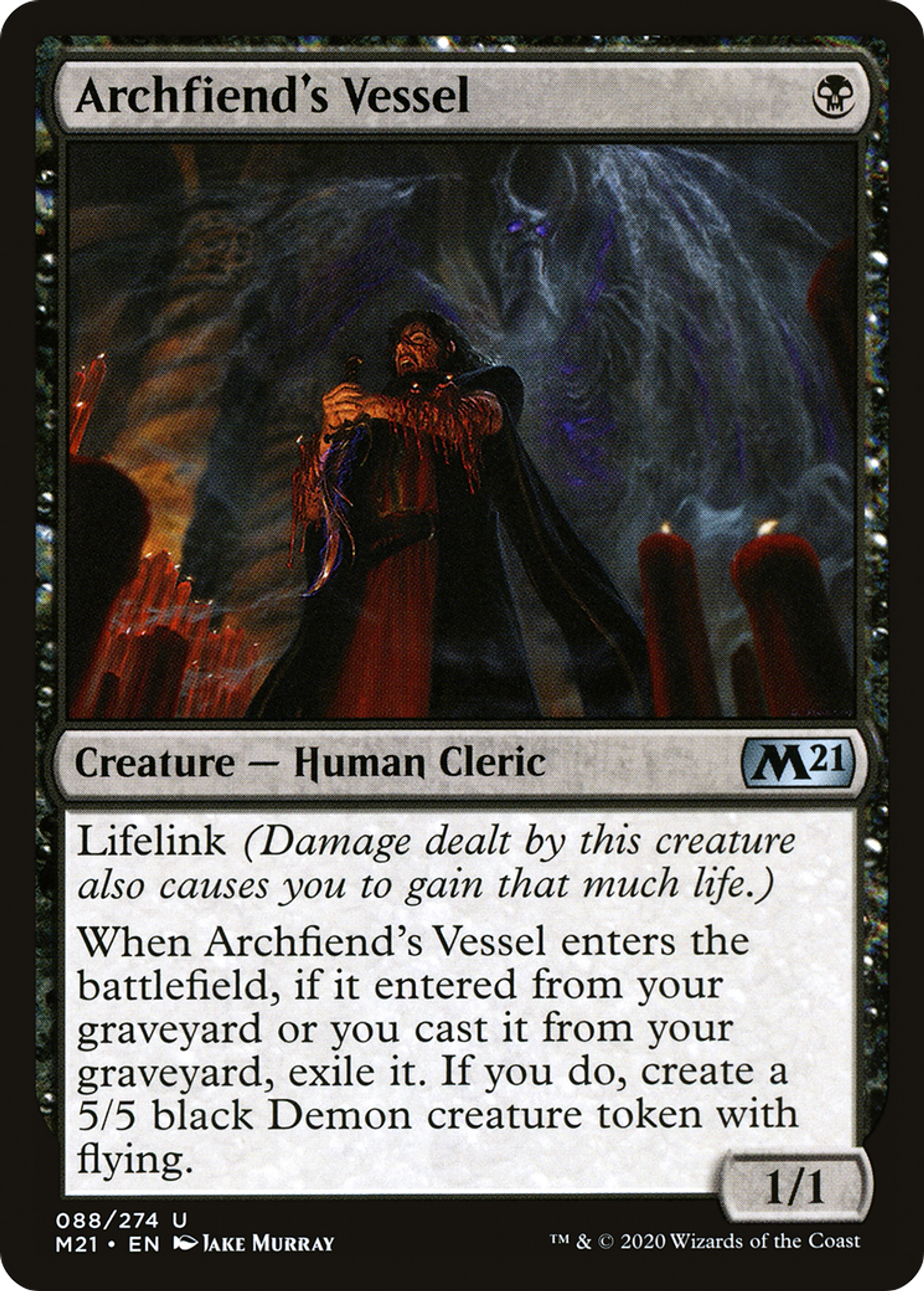 Archfiend's Vessel — Core Set 2021 — Magic: The Gathering