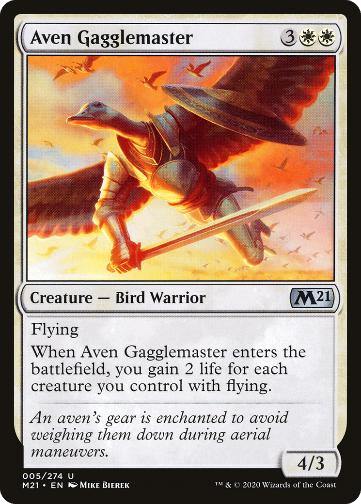 Aven Gagglemaster — Core Set 2021 — Magic: The Gathering