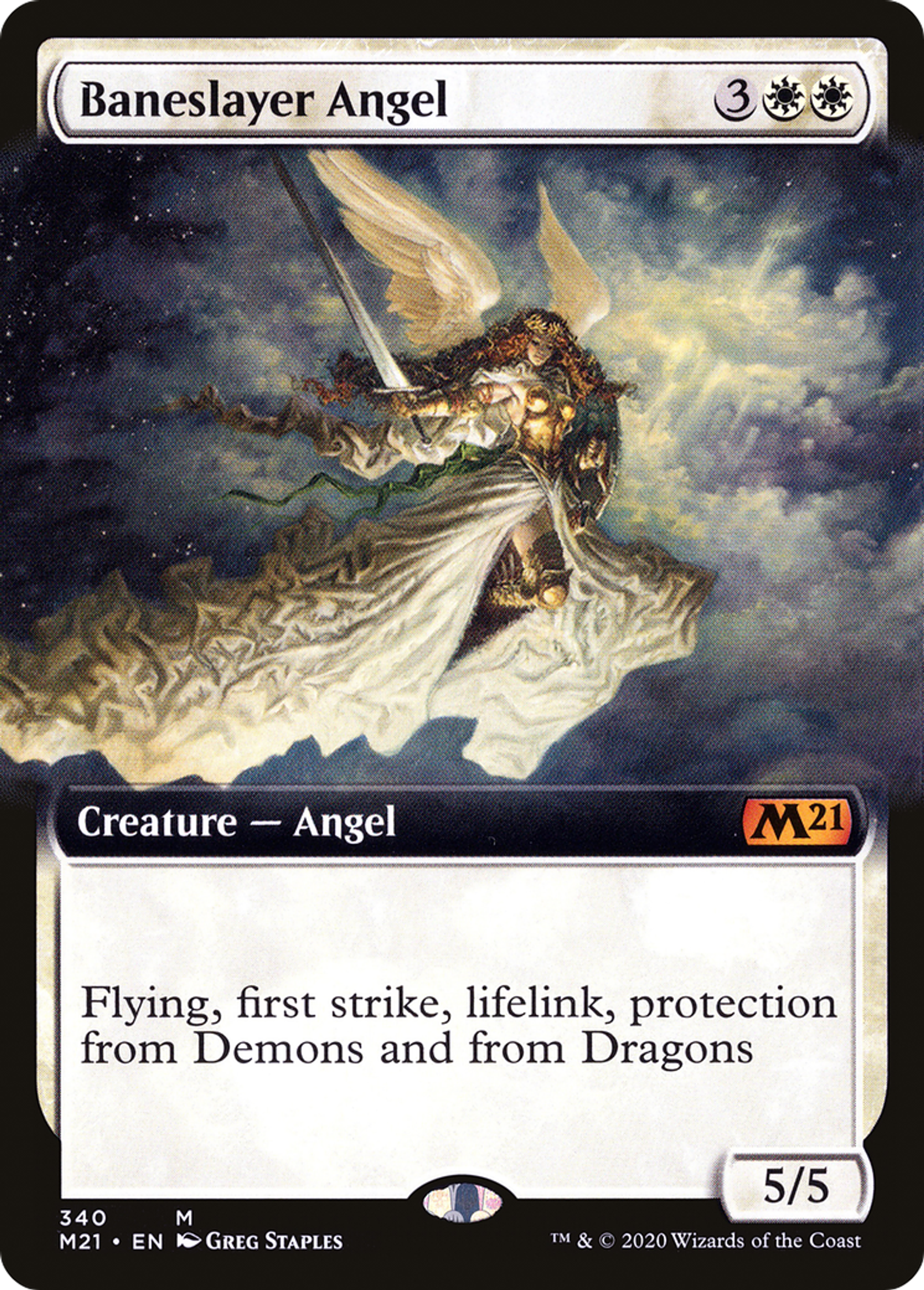 Baneslayer Angel — Core Set 2021 — Magic: The Gathering