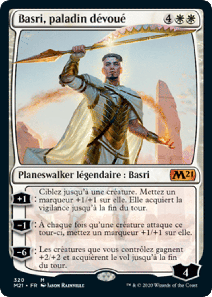 Basri, paladin dévoué — Core Set 2021 — Magic: The Gathering