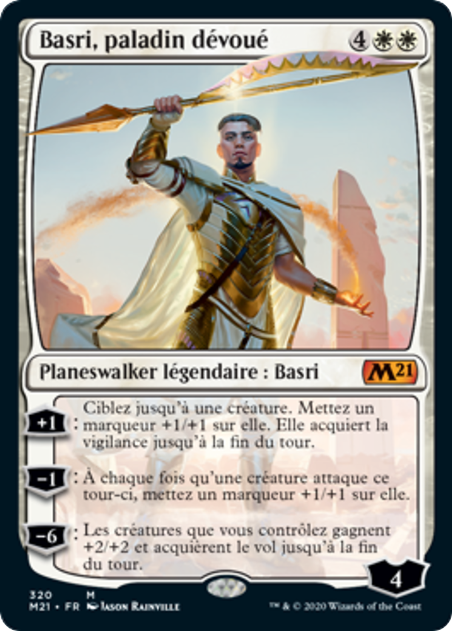 Basri, paladin dévoué — Core Set 2021 — Magic: The Gathering