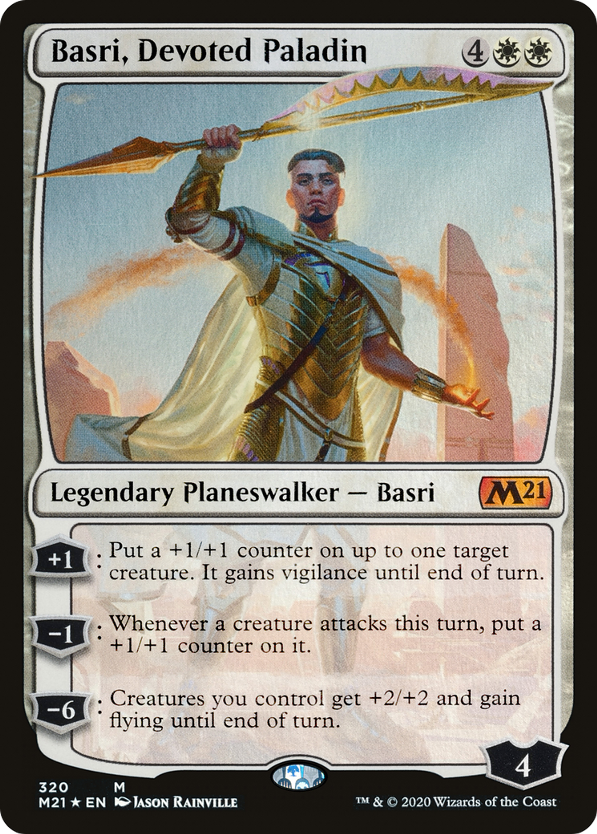 Basri, Devoted Paladin — Core Set 2021 — Magic: The Gathering