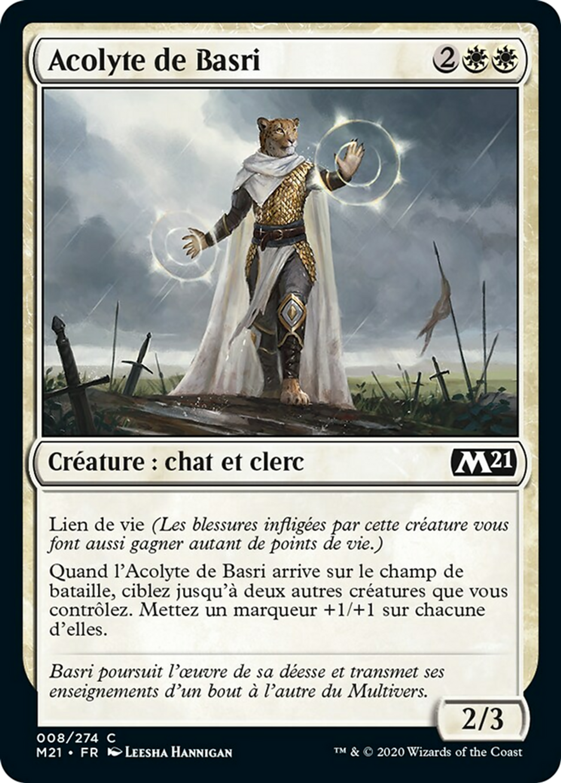 Acolyte de Basri — Core Set 2021 — Magic: The Gathering