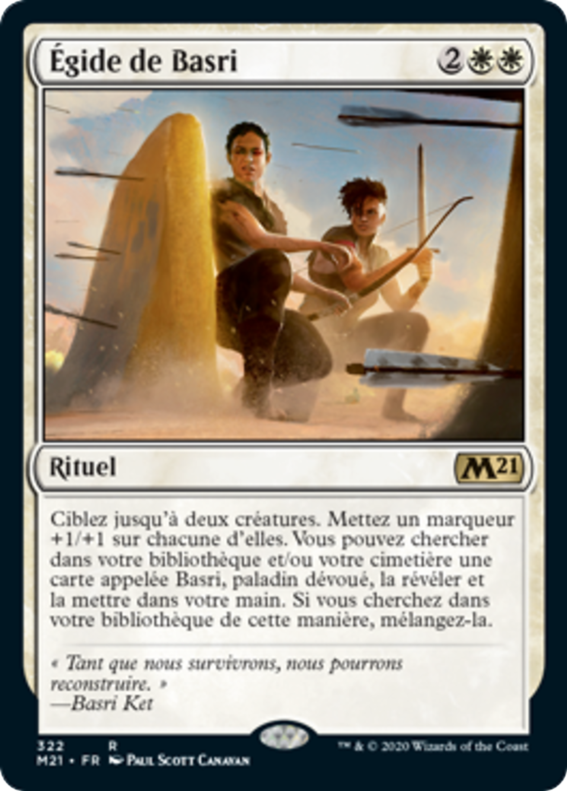 Égide de Basri — Core Set 2021 — Magic: The Gathering