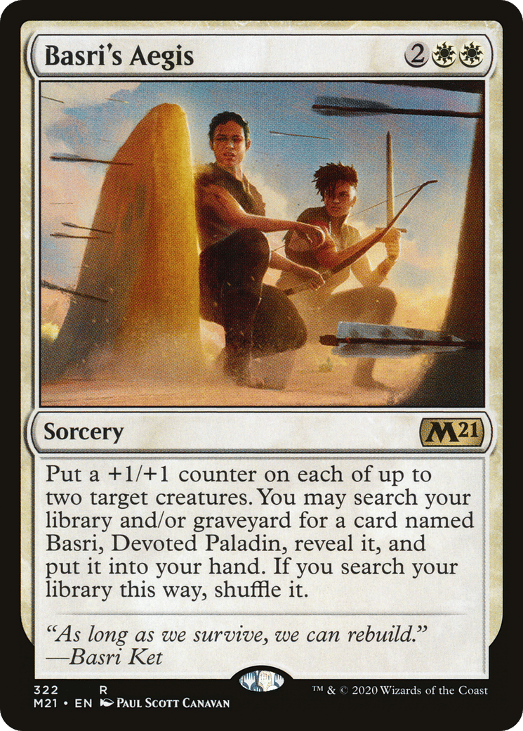 Basri's Aegis — Core Set 2021 — Magic: The Gathering