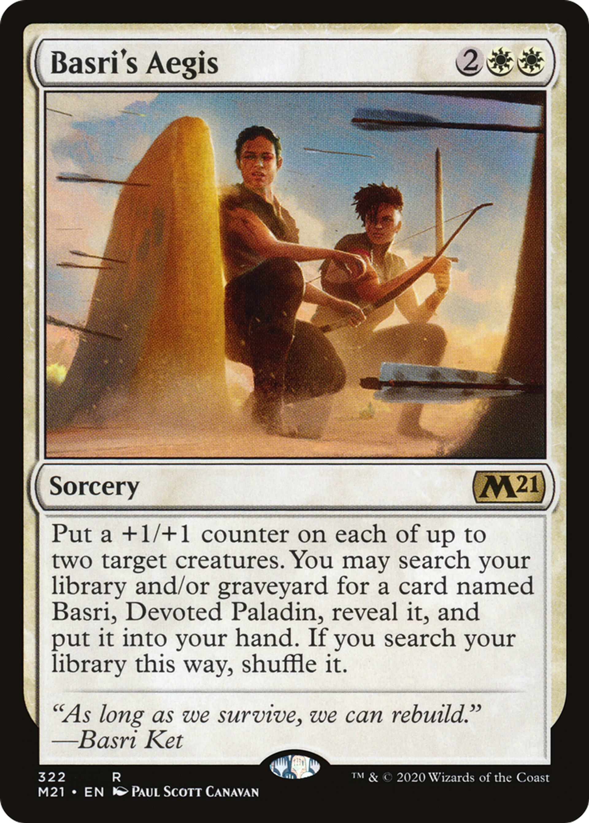 Basri's Aegis — Core Set 2021 — Magic: The Gathering