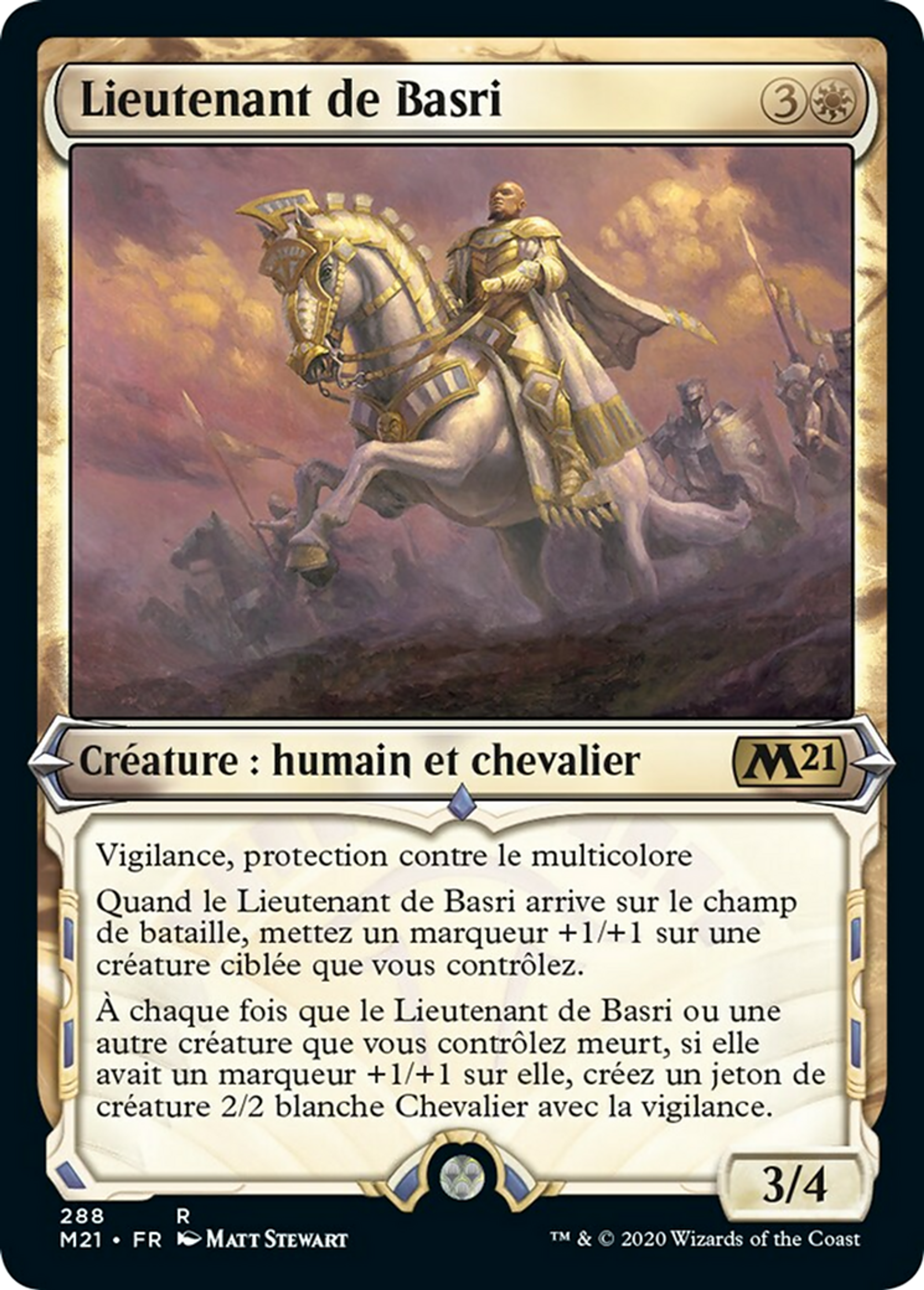 Lieutenant de Basri — Core Set 2021 — Magic: The Gathering